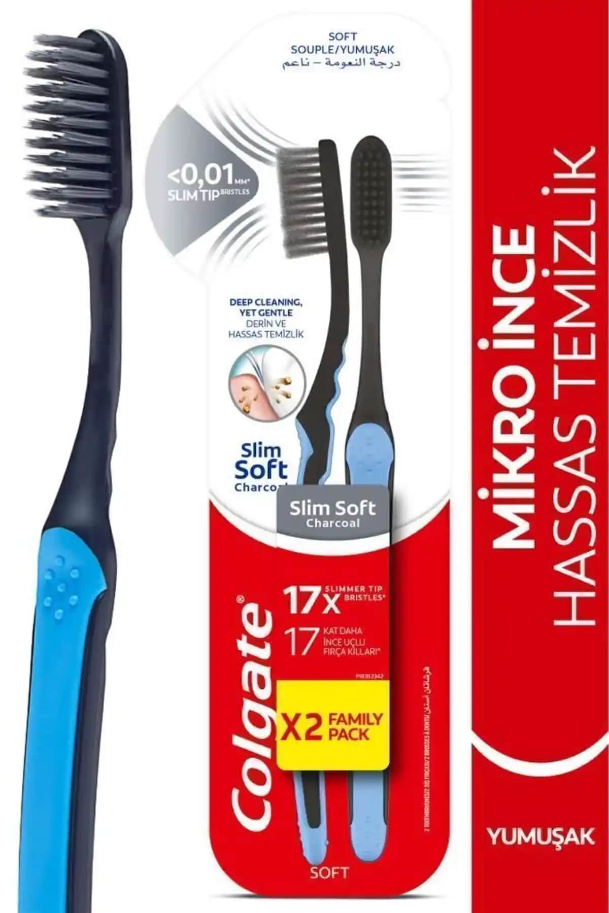 Colgate Mikro İnce Charcoal ve Gelişmiş Diş Fırçası Karşılaştırması