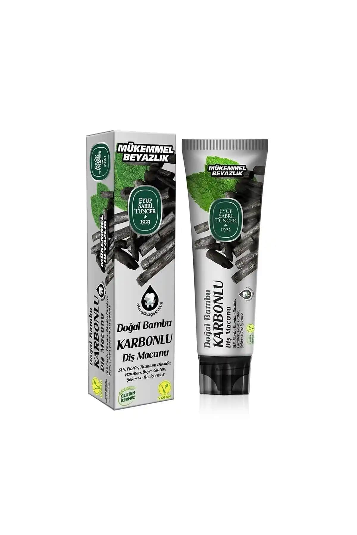 Eyüp Sabri Tuncer Doğal Bambu Karbonlu Diş Macunu Ağız Sağlığı ve Beyazlatma Özellikleri