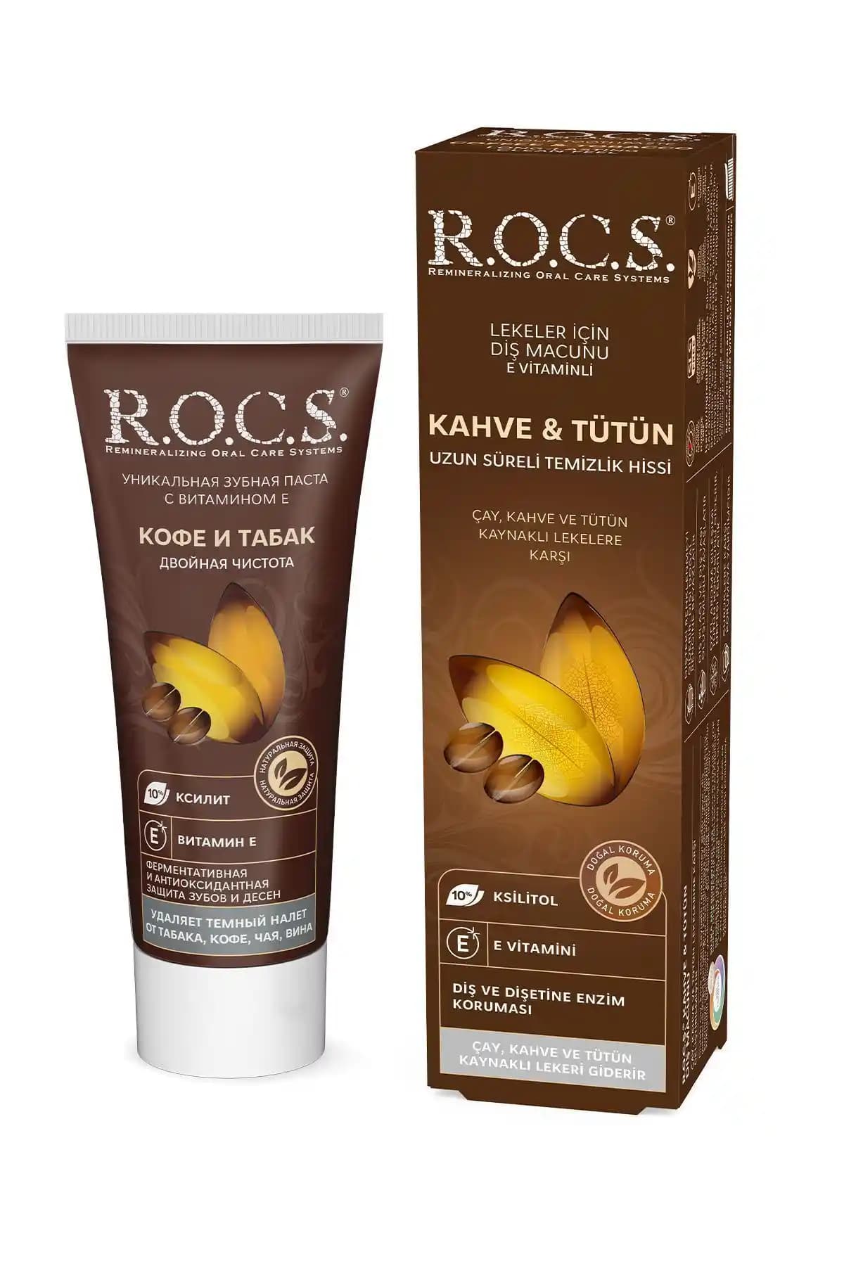 R.O.C.S. Anti-tobacco Diş Macunu: Kahve ve Tütün Lekelerine Karşı Etkili Beyazlatıcı Çözüm