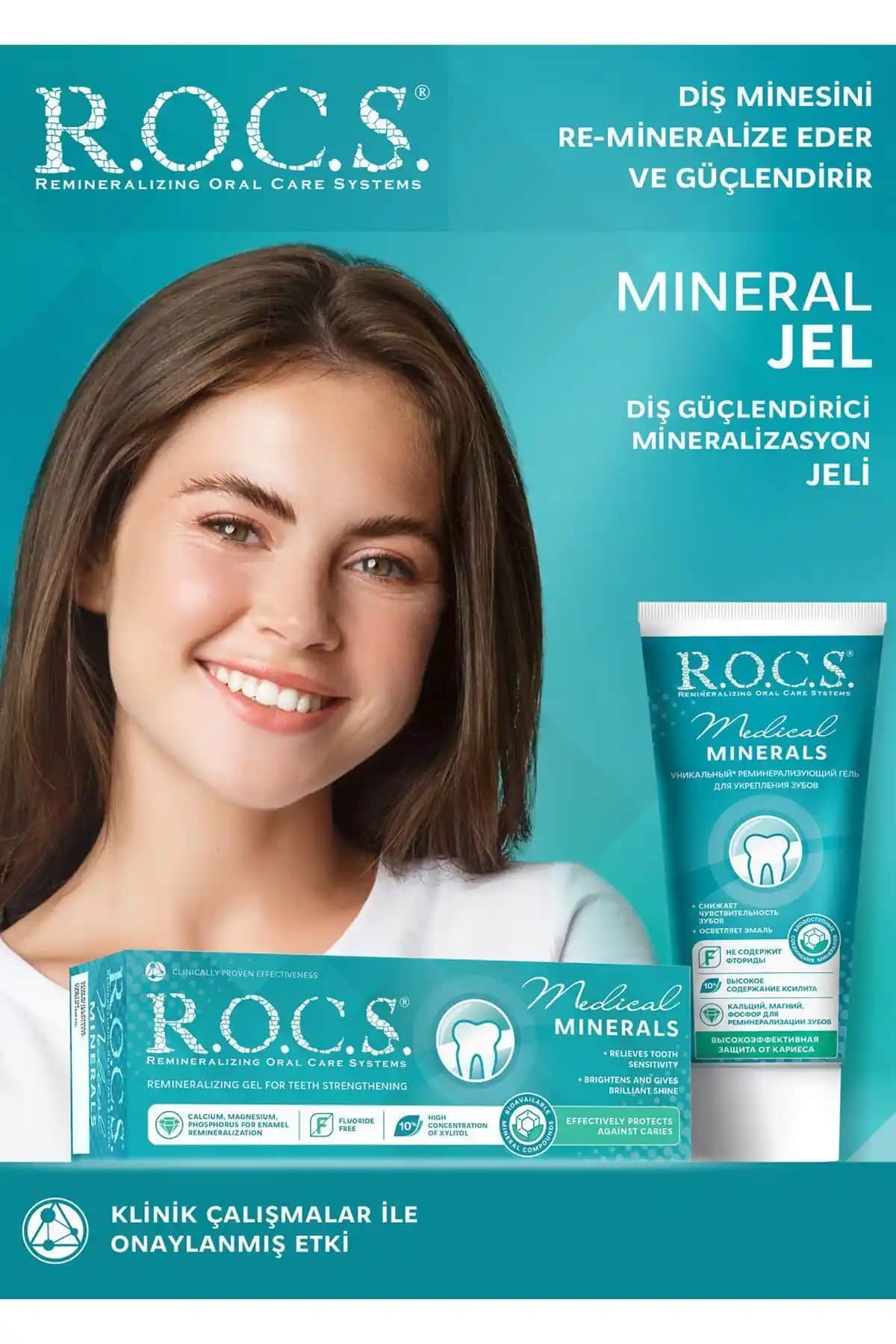 R.O.C.S. Rocs Medical Mineral Jel ile Diş Sağlığını Güçlendiren Yenilikçi Çözüm