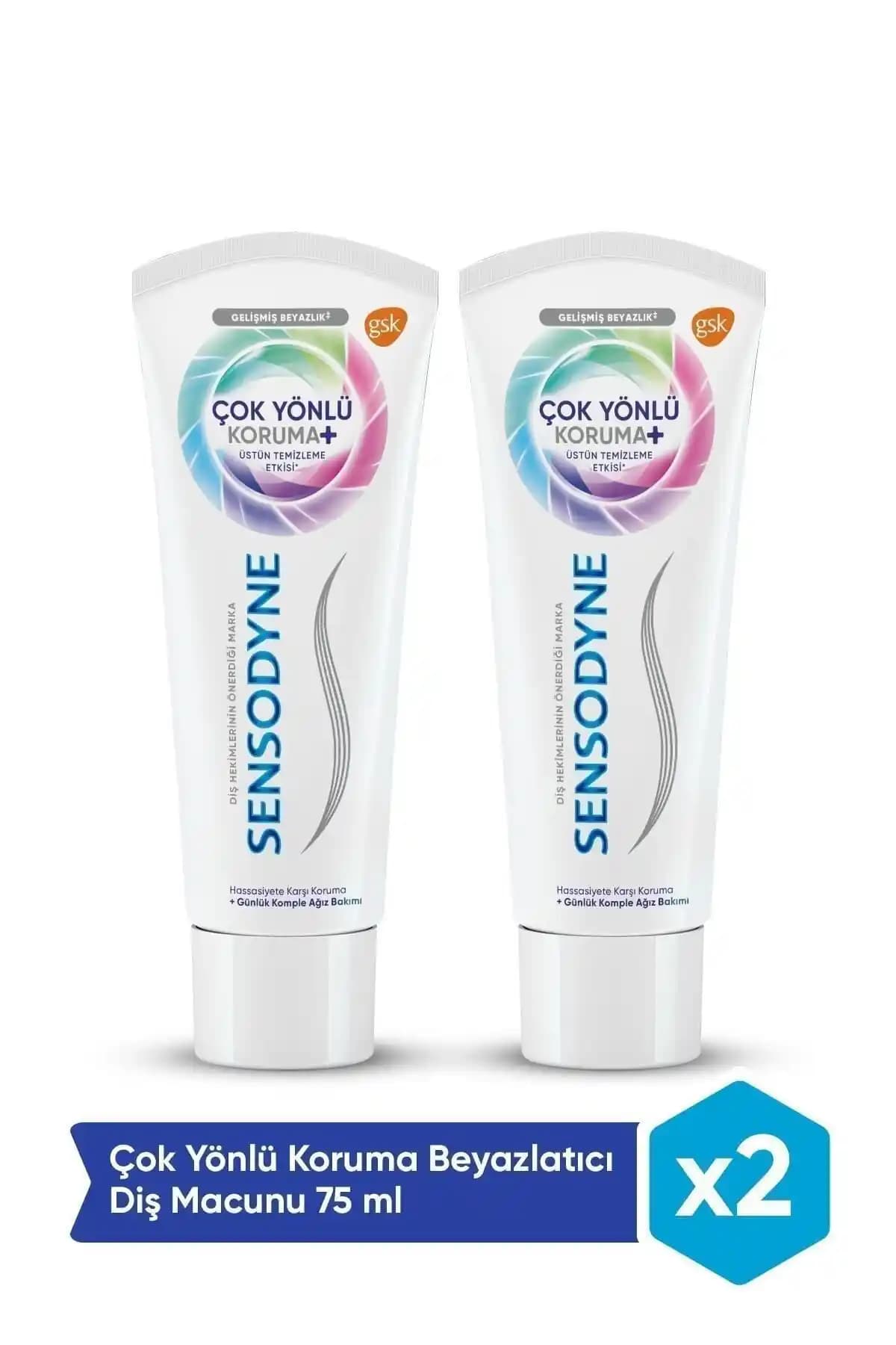 Sensodyne Çok Yönlü Koruma Beyazlatıcı Diş Macunu: Hassasiyet ve Parlaklık İçin Uygun Çözüm