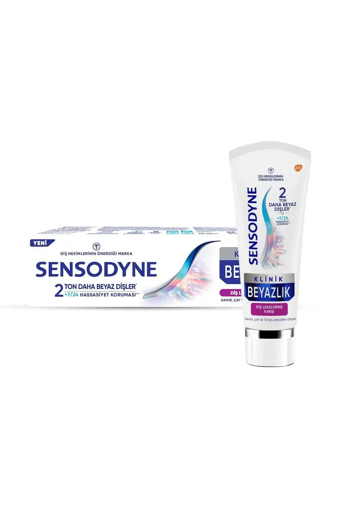 Sensodyne Klinik Beyazlık Diş Macunu: Leke Giderici ve Hassasiyet Azaltıcı Özellikler
