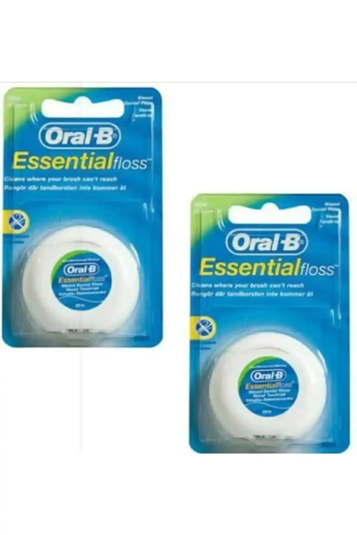 Oral-B Essential Floss Diş İpi Çift Paket - Etkili ve Pratik Ağız Temizliği Çözümü