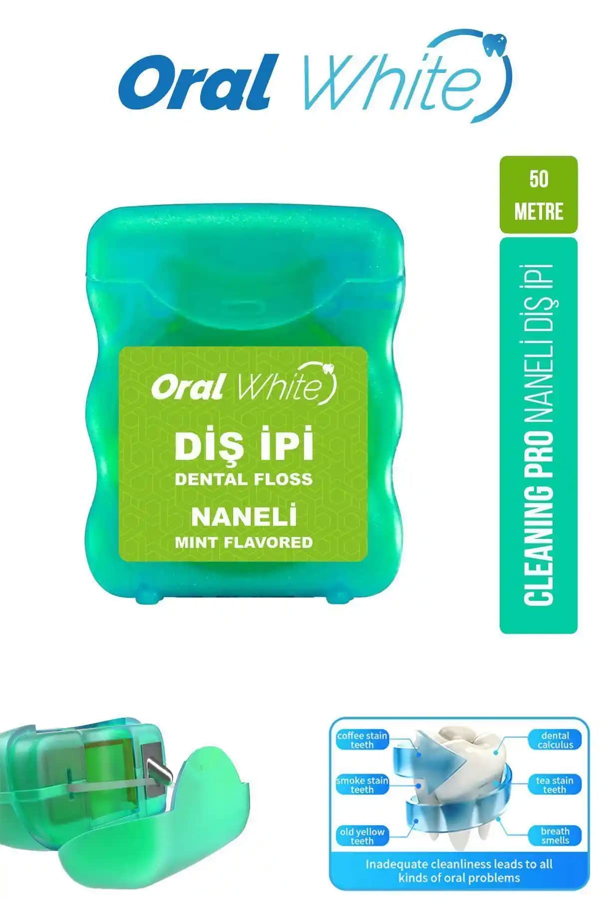Oral White Cleaning Pro Naneli Diş İpi: Günlük Ağız Bakımında Yeni Standartlar
