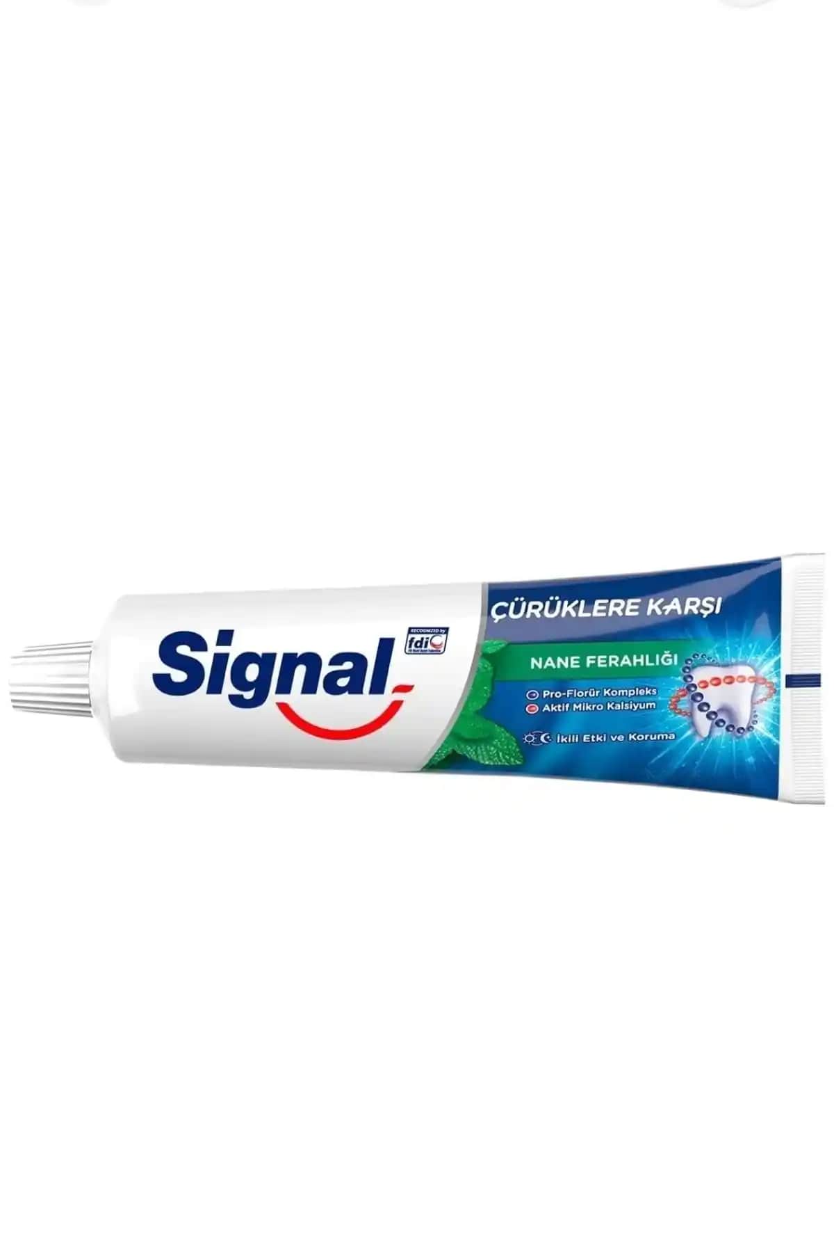 Signal Çürüklere Karşı Nane Ferahlığı Diş Macunu 50 ml ile Güçlü ve Sağlıklı Dişler