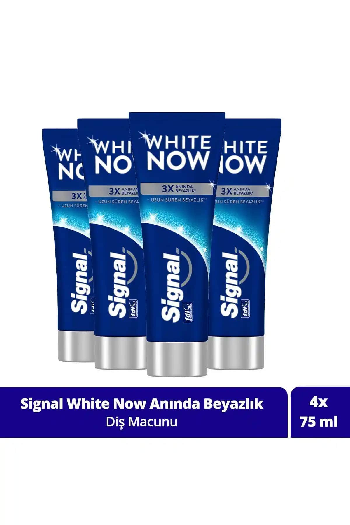 Signal White Now Orijinal Beyazlatıcı Diş Macunu ile Hızlı ve Güvenli Gülüş Parlaklığı