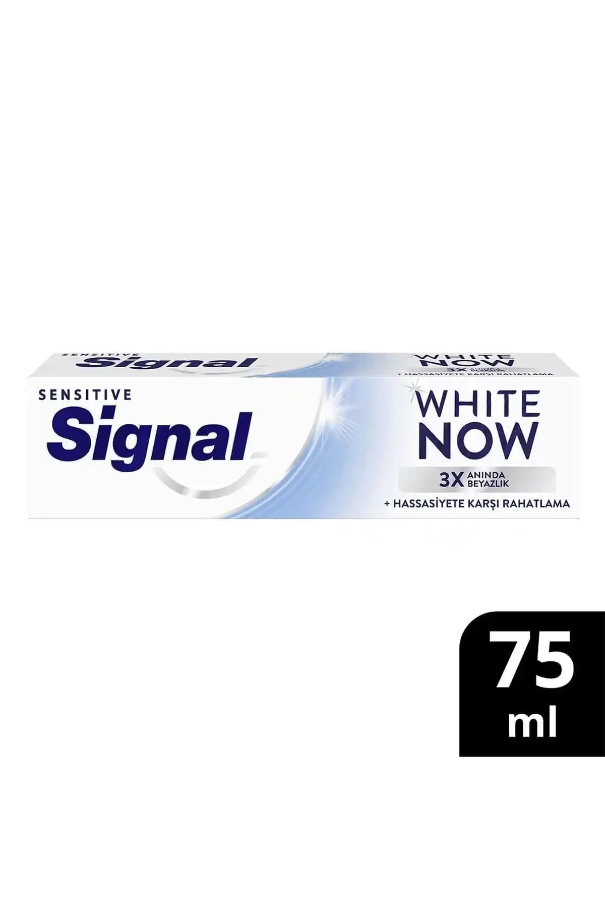 Signal White Now Sensitive: Hassas Dişlere Uygun Beyazlatıcı Diş Macunu Özellikleri