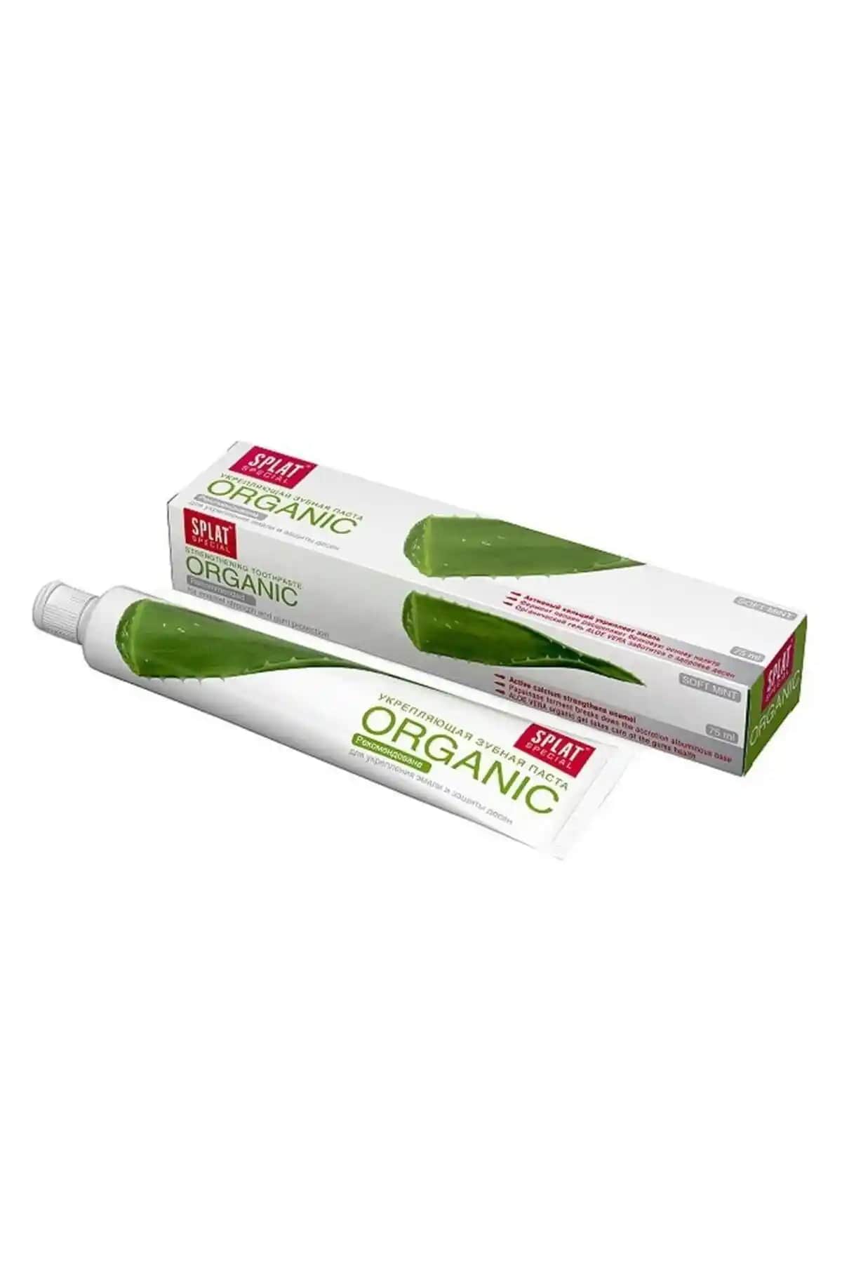 Splat Organik Aloe Vera Güçlü Diş Macunu: Doğal ve Hassas Dişlere Uygun Ağız Bakım Ürünü