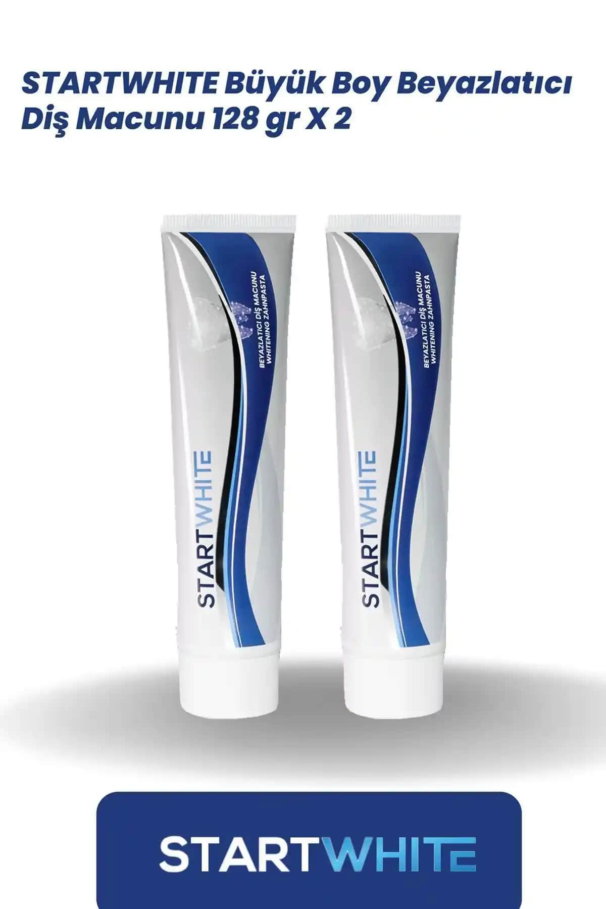 STARTWHITE Büyük Boy Beyazlatıcı Diş Macunu ile parlak ve sağlıklı gülüşler elde edin
