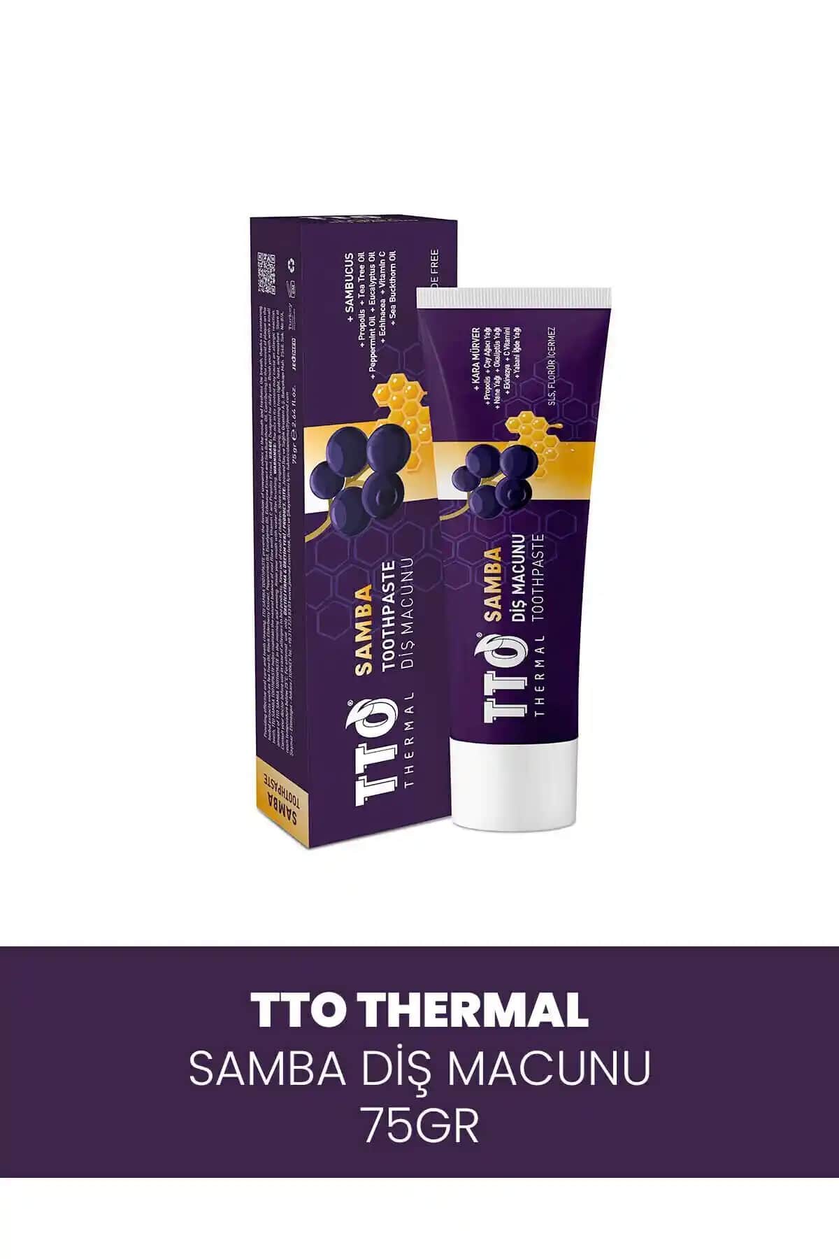 Tto Samba Doğal Diş Macunu Ağız Sağlığını Koruyan Ferahlatıcı Formül