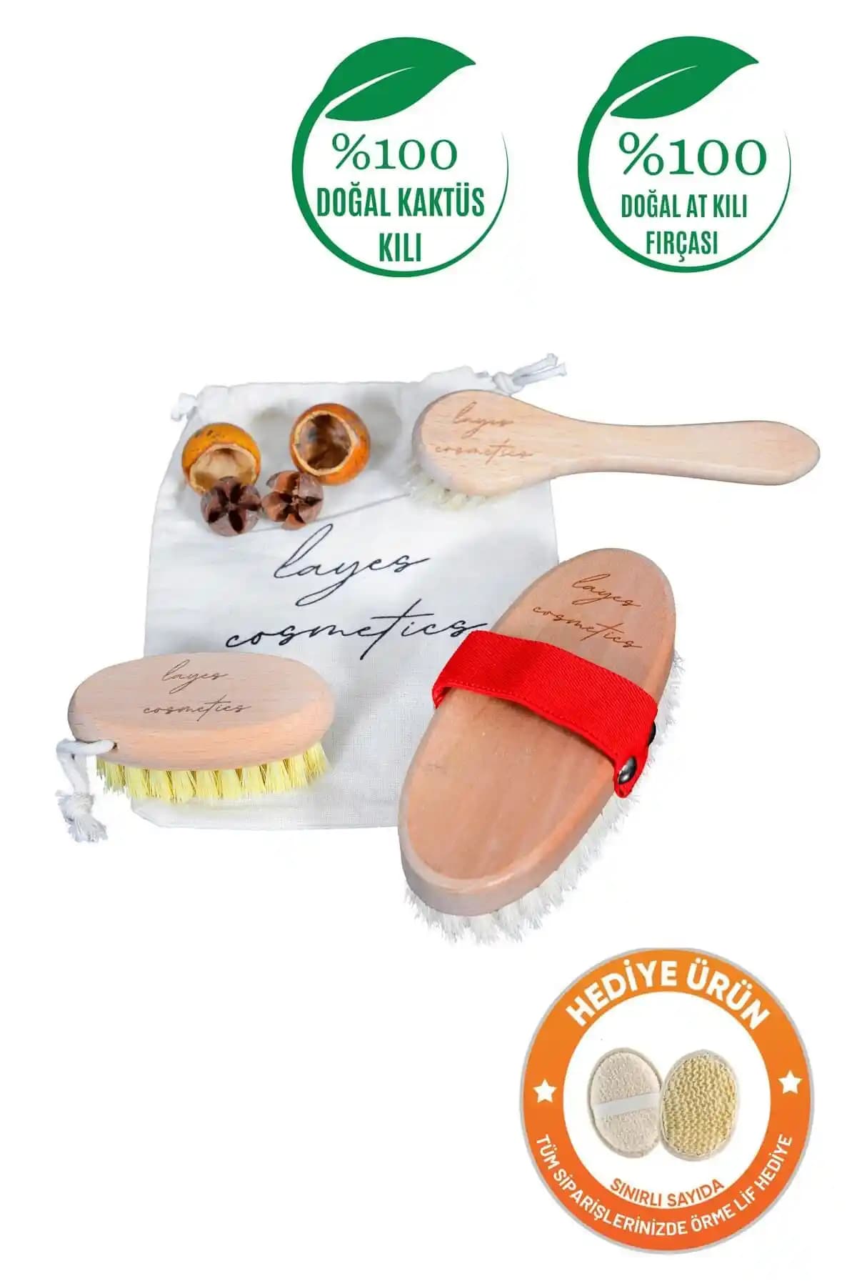 Layes Doğal ve Vegan Tırnak Fırçası ile Cilt Sağlığınızı Geliştirin