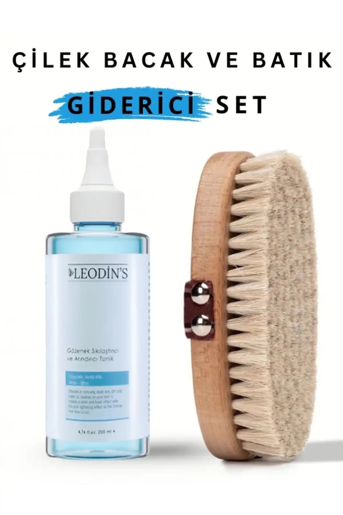LEODİNS Doğal At Kılı Selülit Fırçası ve Sıkılaştırıcı Tonik Seti İncelemesi