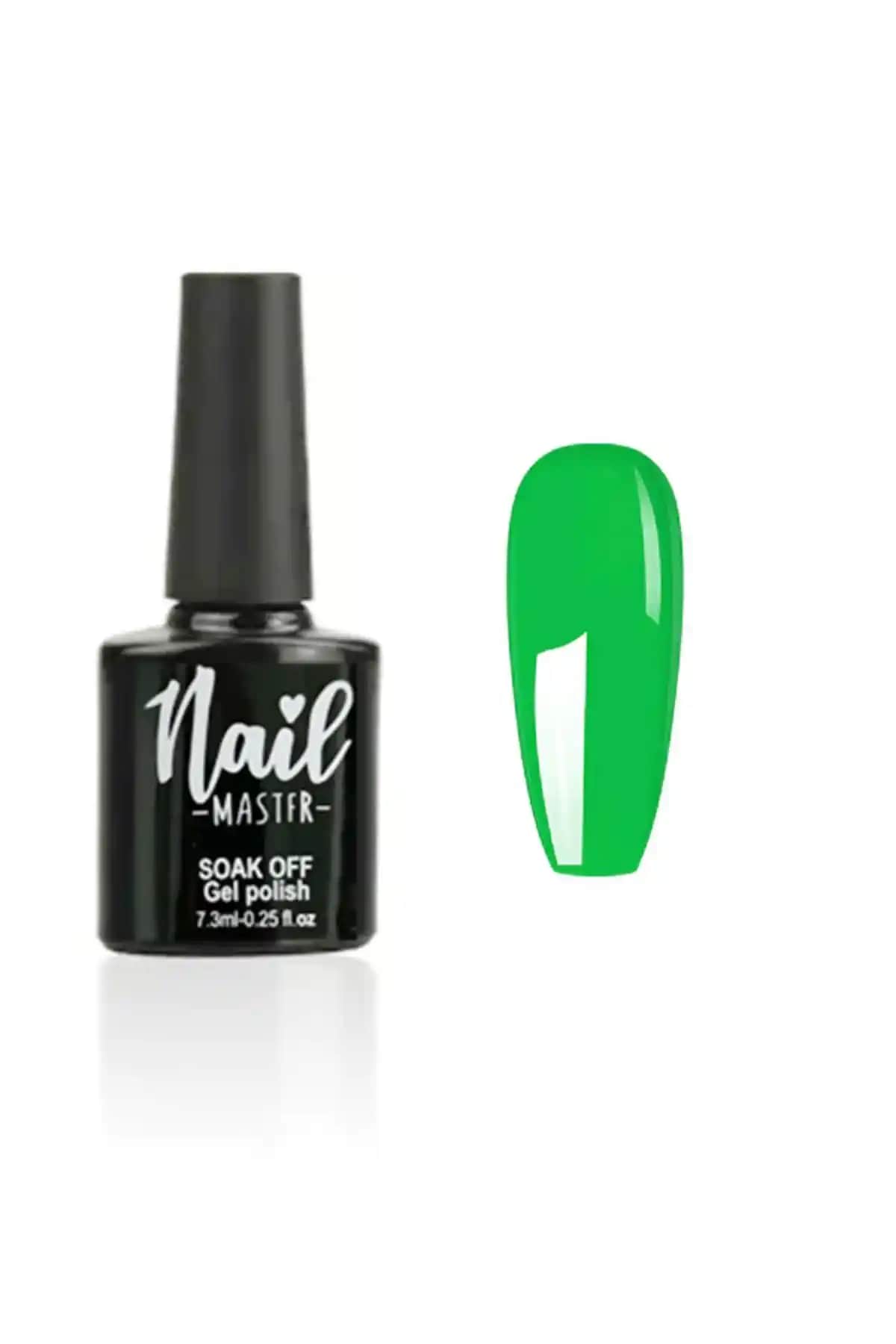 Nail Master M237 Neon Yeşil Kalıcı Oje: Dayanıklı ve Canlı Renkli Manikür Ürünü
