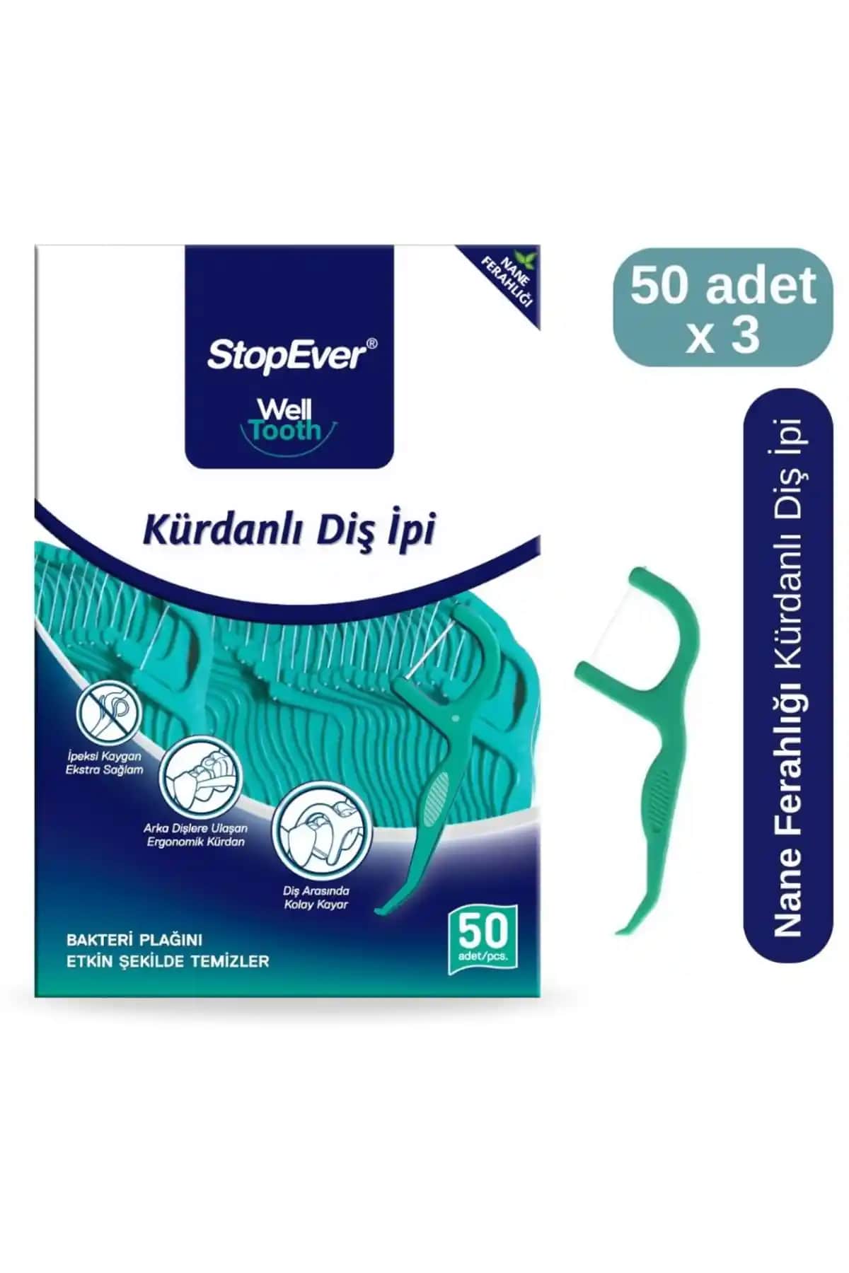 StopEver Well Tooth Kürdanlı Diş İpi: Nane Ferahlığıyla Günlük Ağız Bakımında Yenilikçi Çözüm