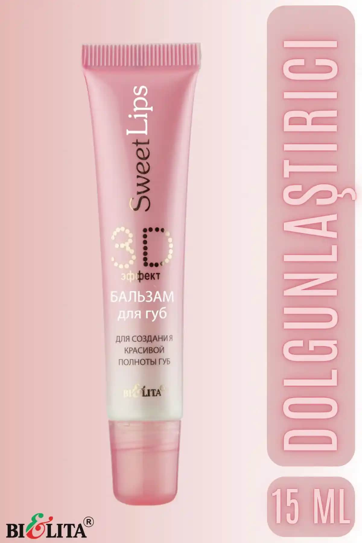 Belita Sweet Lips Dolgunlaştırıcı Dudak Kremi ile doğal ve parlak dudaklar elde edin