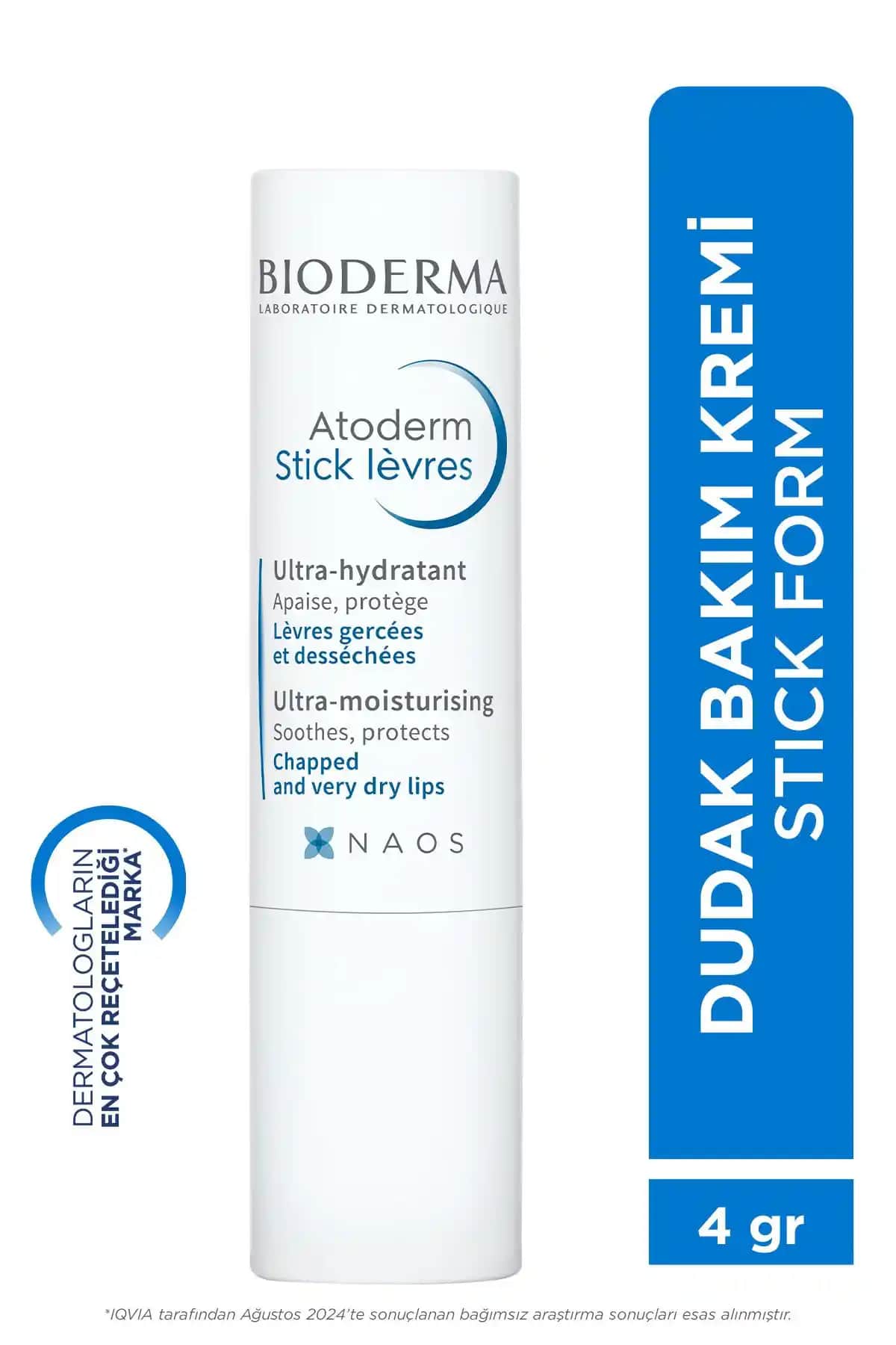Bioderma Atoderm Lip Stick Dudaklar İçin Nemlendirici ve Onarıcı Krem