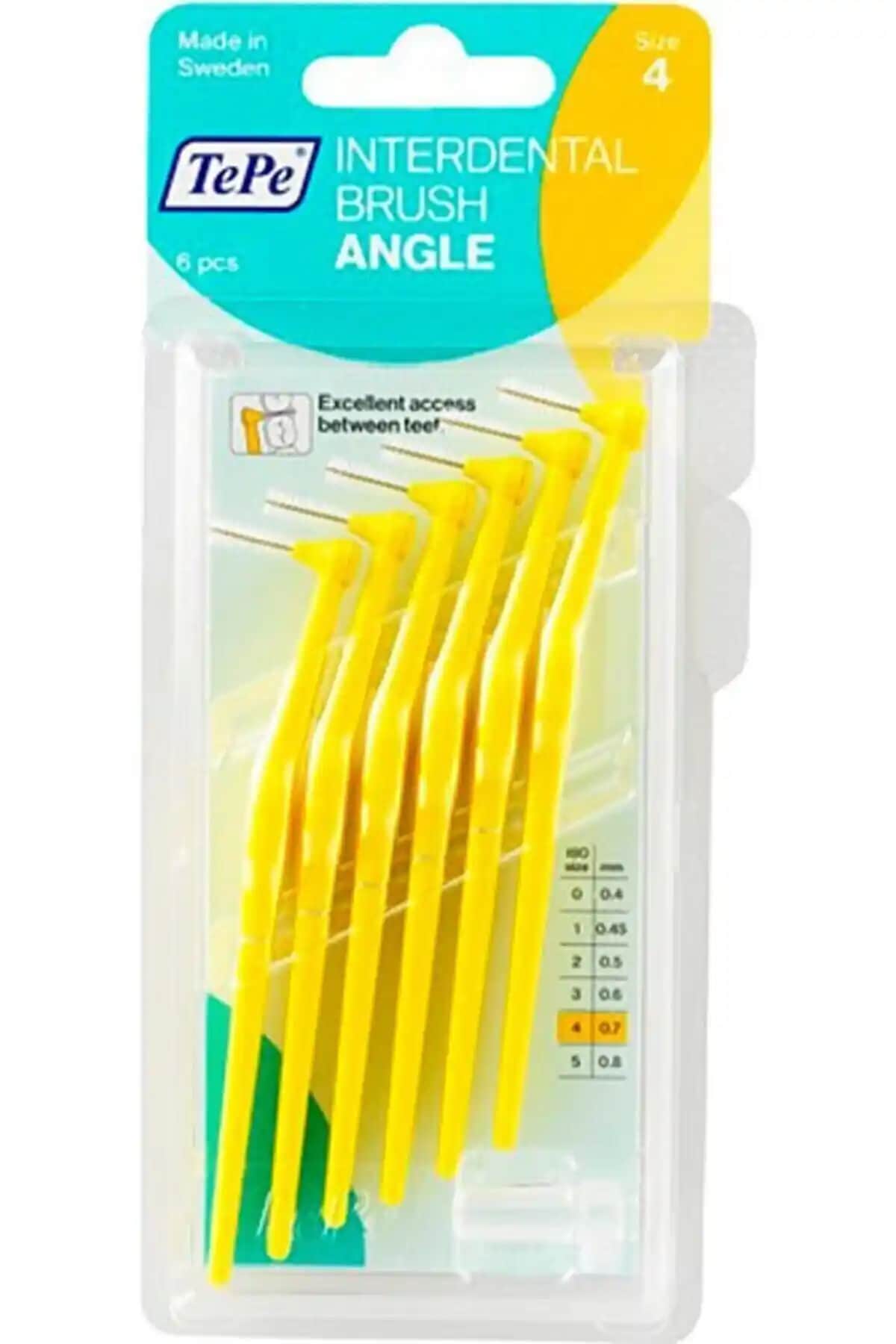 Diş Arayüz Fırçası Karşılaştırması: TePe Angel Sarı 0.7 Mm ve 0,6 Mm Modelleri