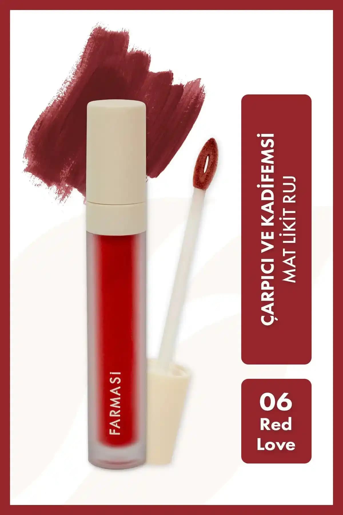 Farmasi Kırmızı Love Mat Likit Ruj ve Wild Rose 103 Karşılaştırması: Renk, Kalıcılık ve Doku Analizi