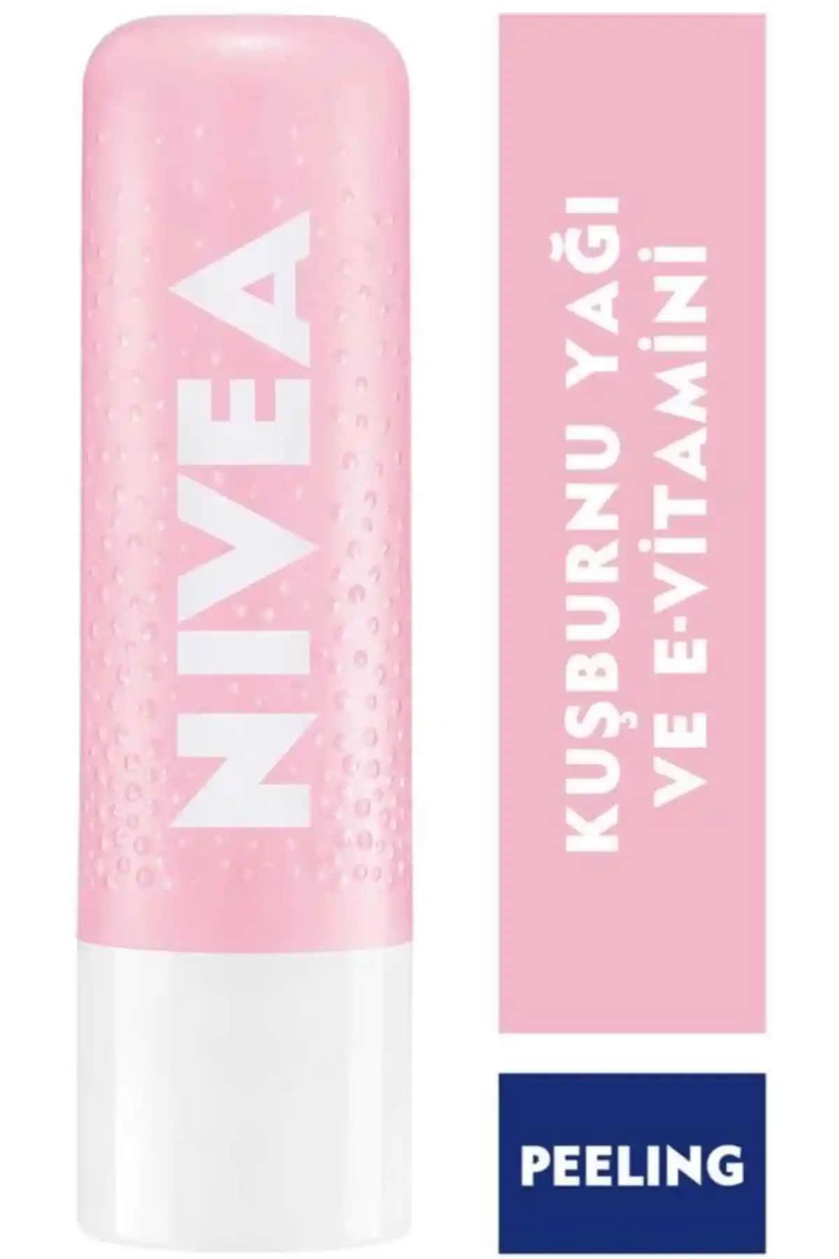 NIVEA Dudak Bakım Kremi ve Peelingi Kuşburnu Yağı ile Yumuşak Dudaklar İçin Etkili Çözüm