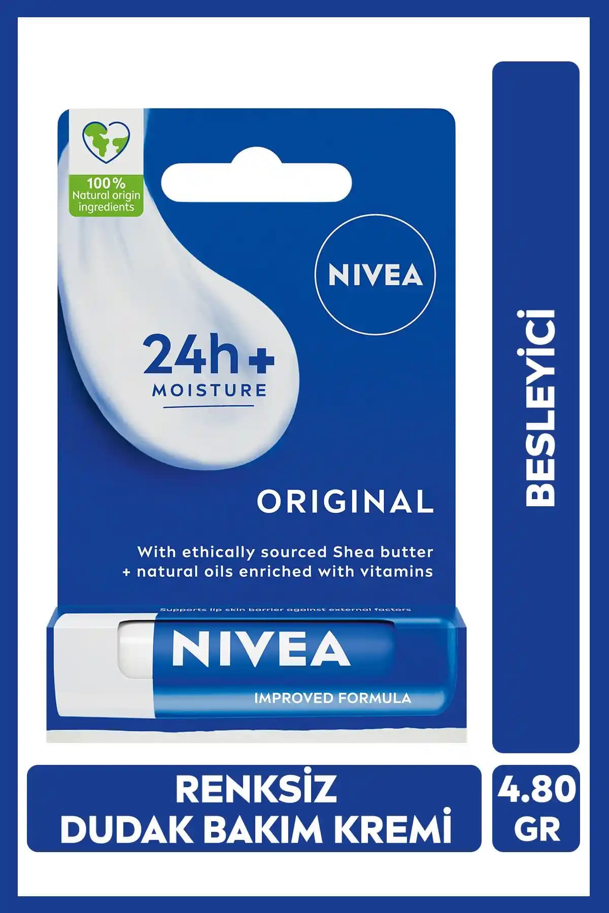 NIVEA Original Care Dudak Bakım Kremi: Günlük Nemlendirme ve Koruma İçin Uygun Çözüm
