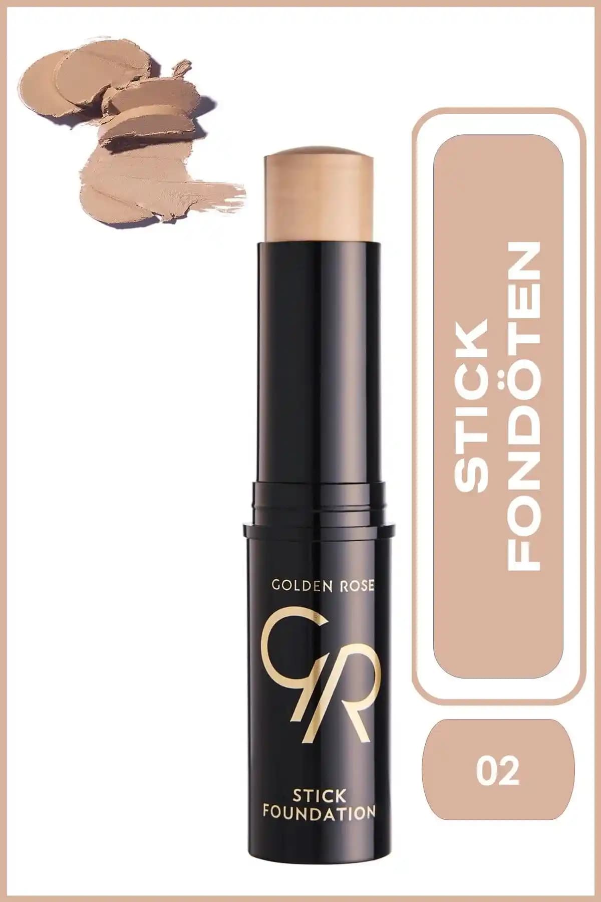 Golden Rose Stick Fondöten No: 02 Ivory - Doğal ve Mat Görünüm Sunan Pratik Makyaj Ürünü
