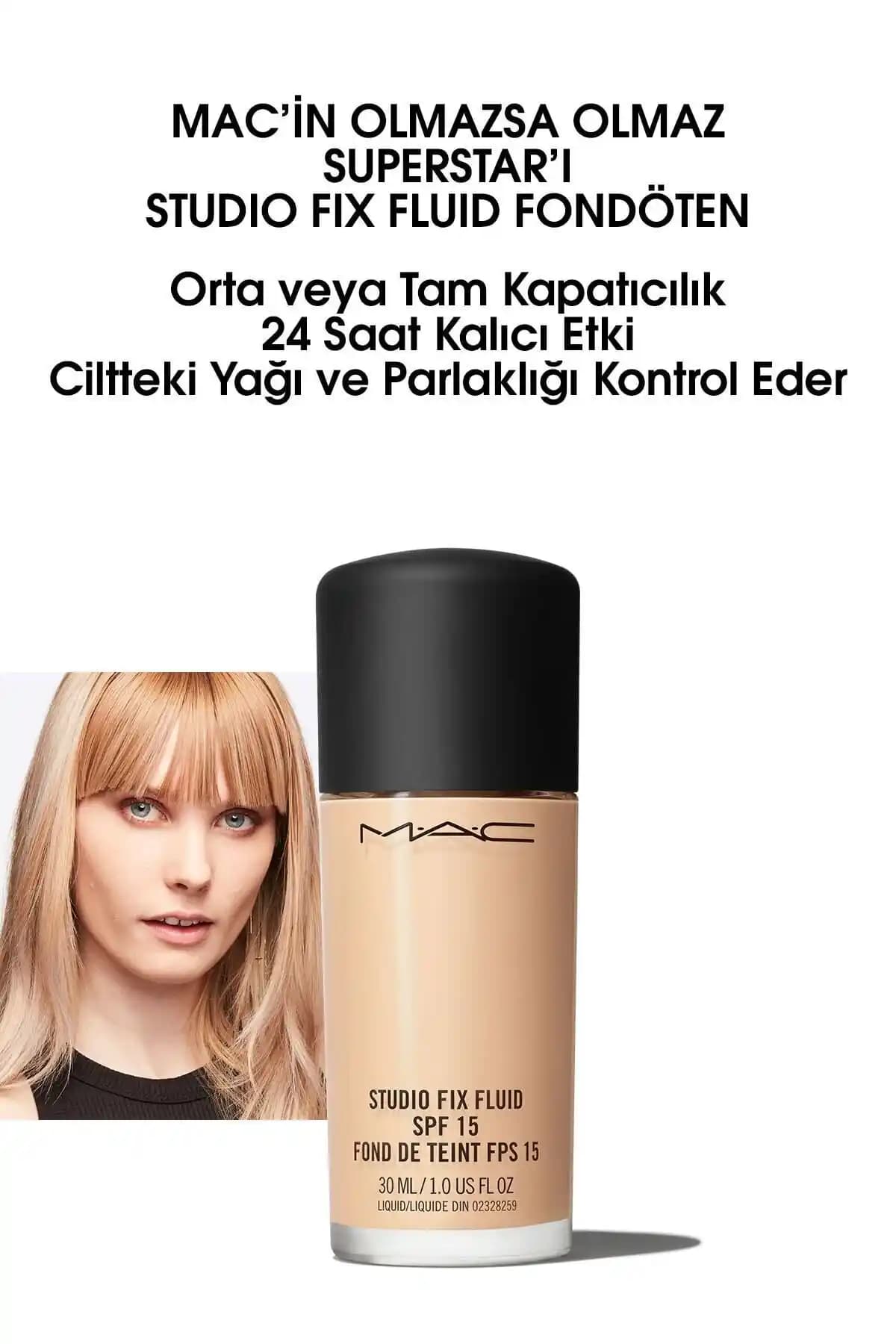 Mac Studio Fix Fluid Fondöten: Doğal Mat Görünüm ve Uzun Süre Kalıcılık Sağlayan Ürün
