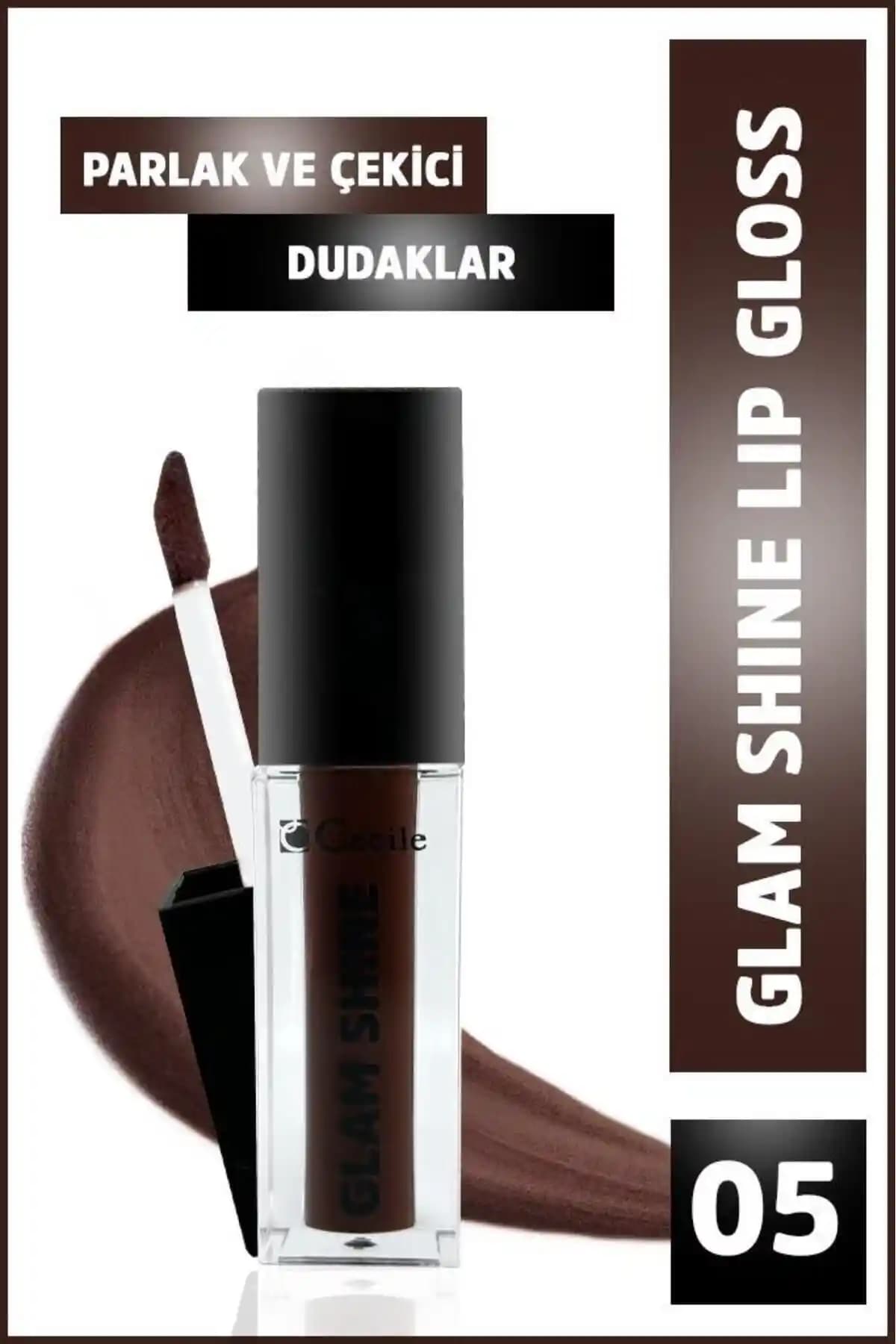 Cecile Glam Shine Lip Gloss 05: Doğal Parlaklık ve Şıklık Sunan Dudak Parlatıcı