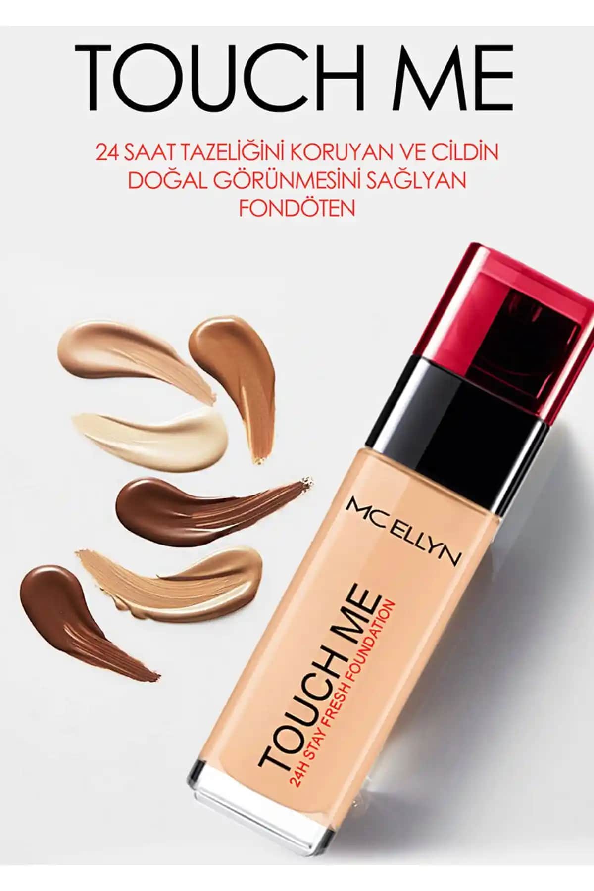 Mcellyn Mc Ellyn Touch Me Stay Fresh Fondoten: Yüksek Kapatıcılık ve Doğal Görünüm Sağlar