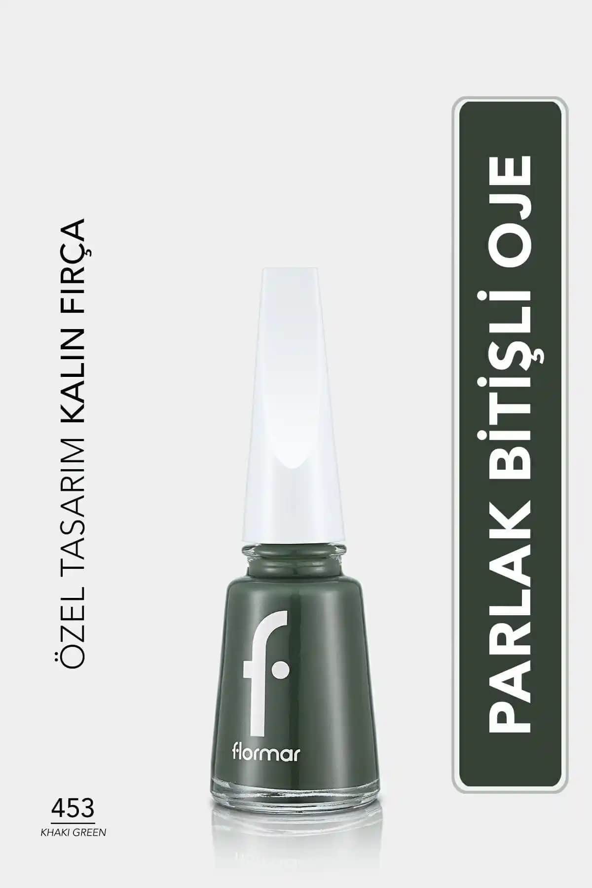 Flormar Klasik Parlak Bitişli Yeşil Oje Karşılaştırması 453 Khaki Green ve 538 Always Green