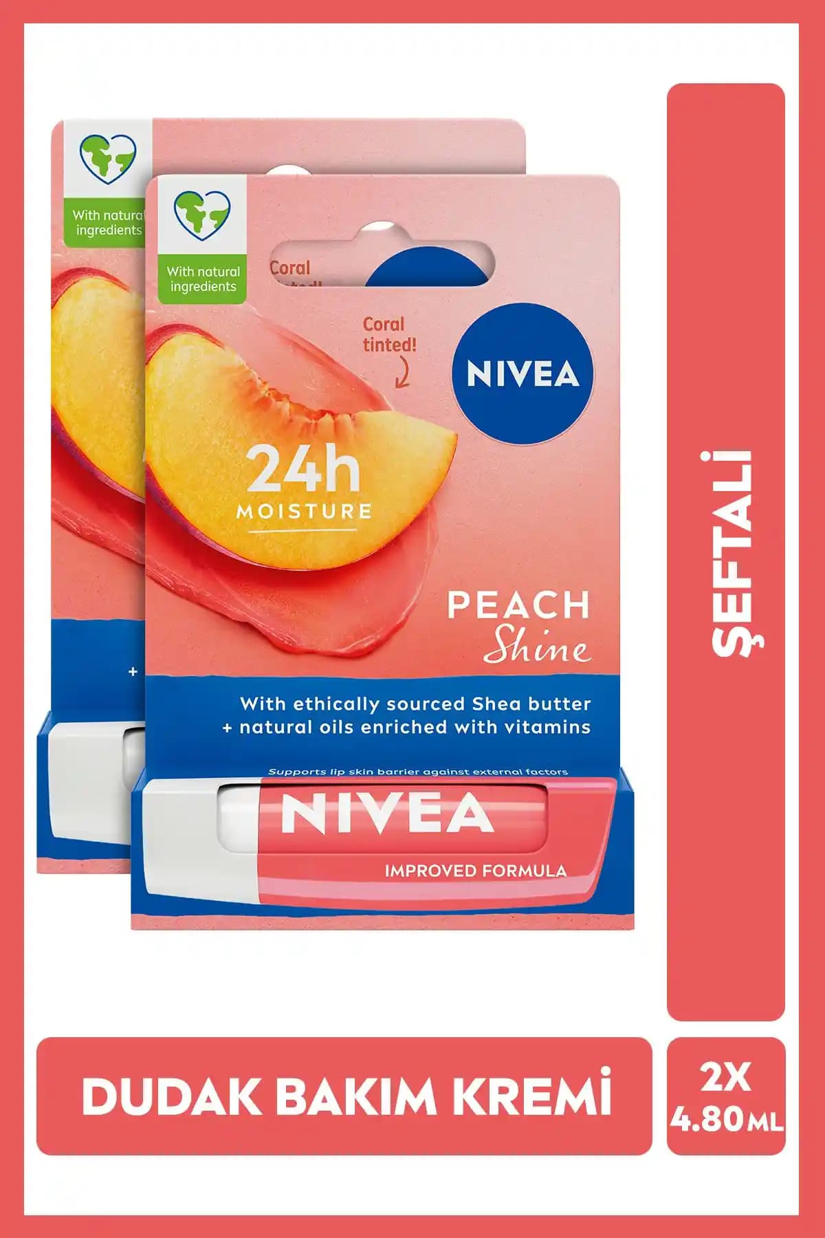 NIVEA Şeftali Nemlendirici Dudak Bakım Kremi ve Parlatıcısı Ürün İncelemesi ve Özellikleri
