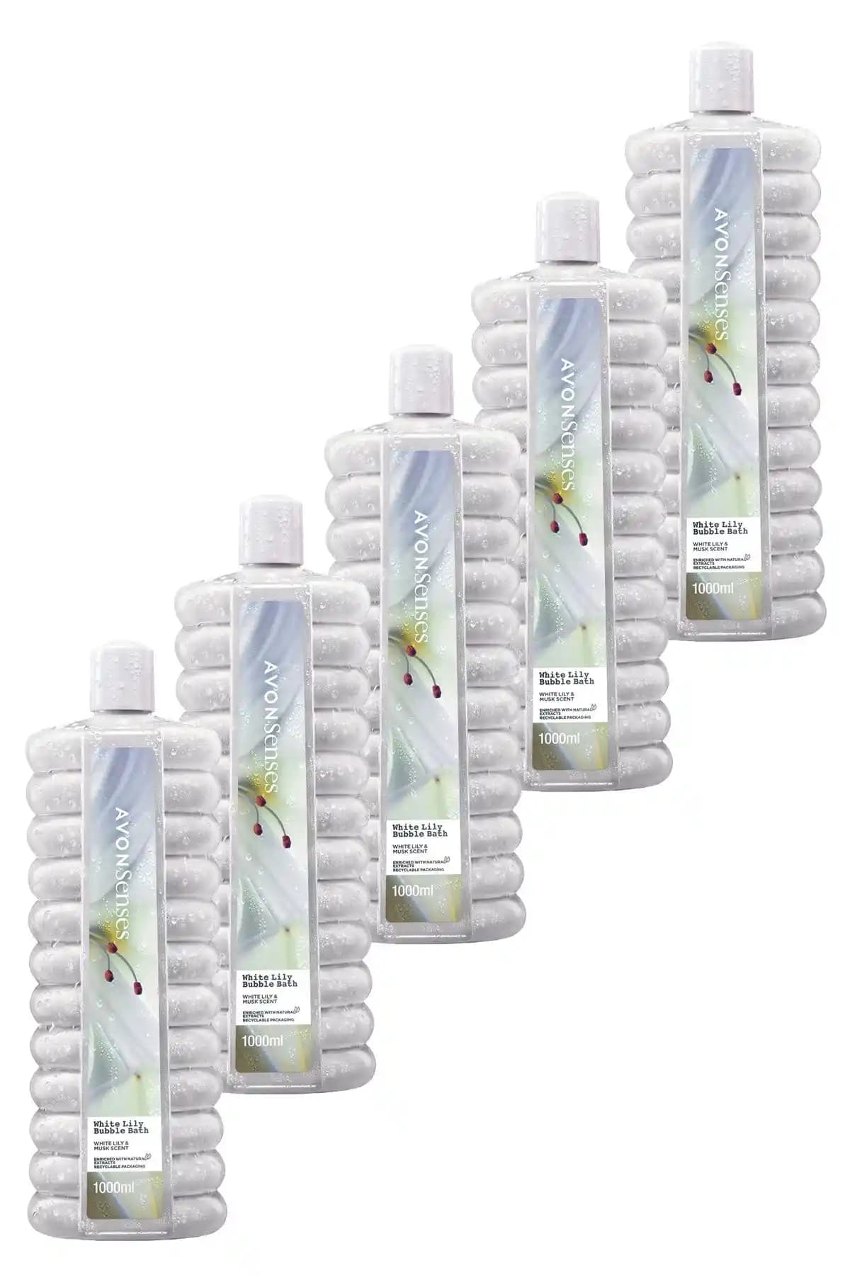 Avon Zambak Banyo Köpüğü 1 Lt. Beşli Set ile Ferah ve Hijyenik Banyo Deneyimi