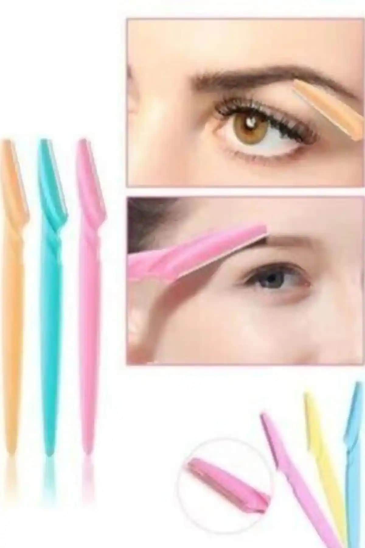 Kaş ve yüz tüyleri için E Esthe Lume ve Rose 3'lü kaş usturası karşılaştırması