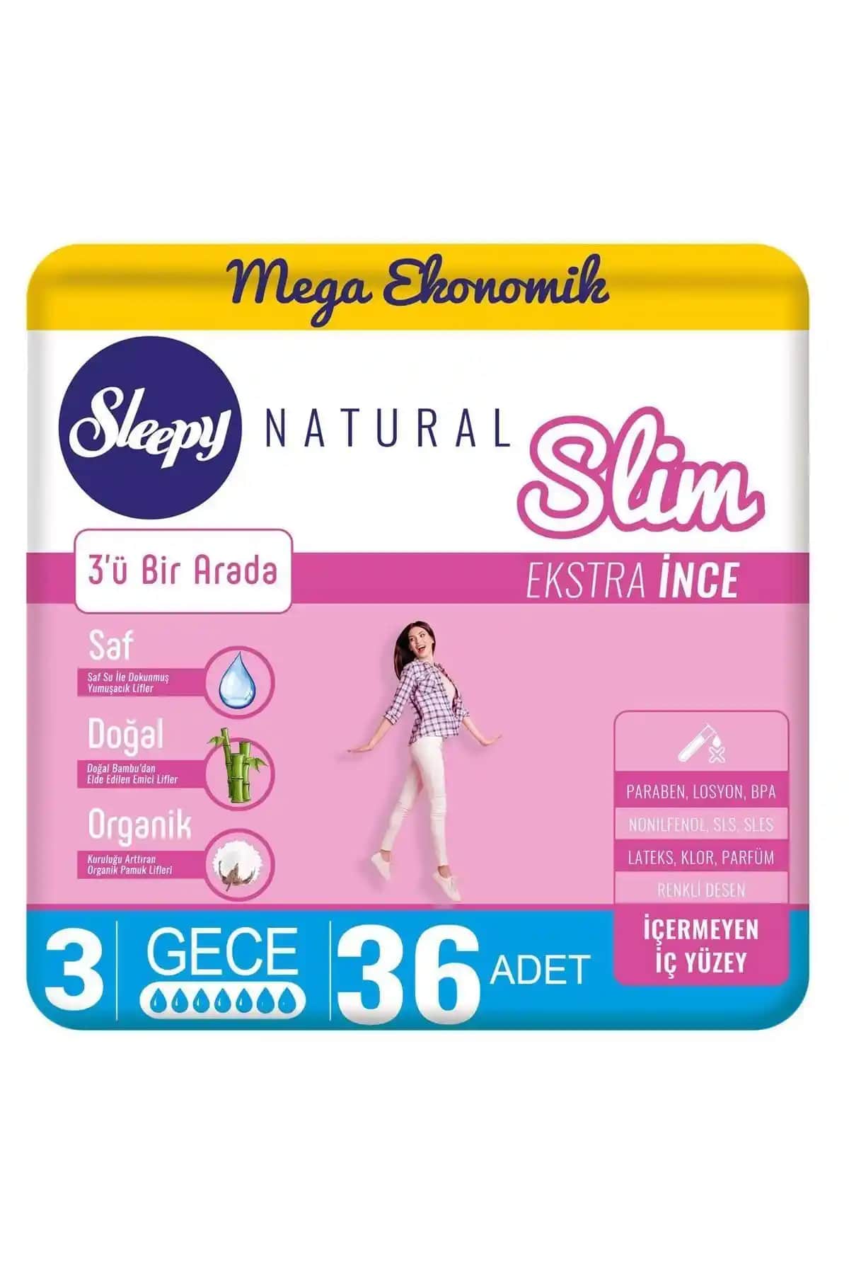 Sleepy Natural Slim Ekstra İnce Pedler Karşılaştırması: Gece ve Günlük Kullanım Özellikleri