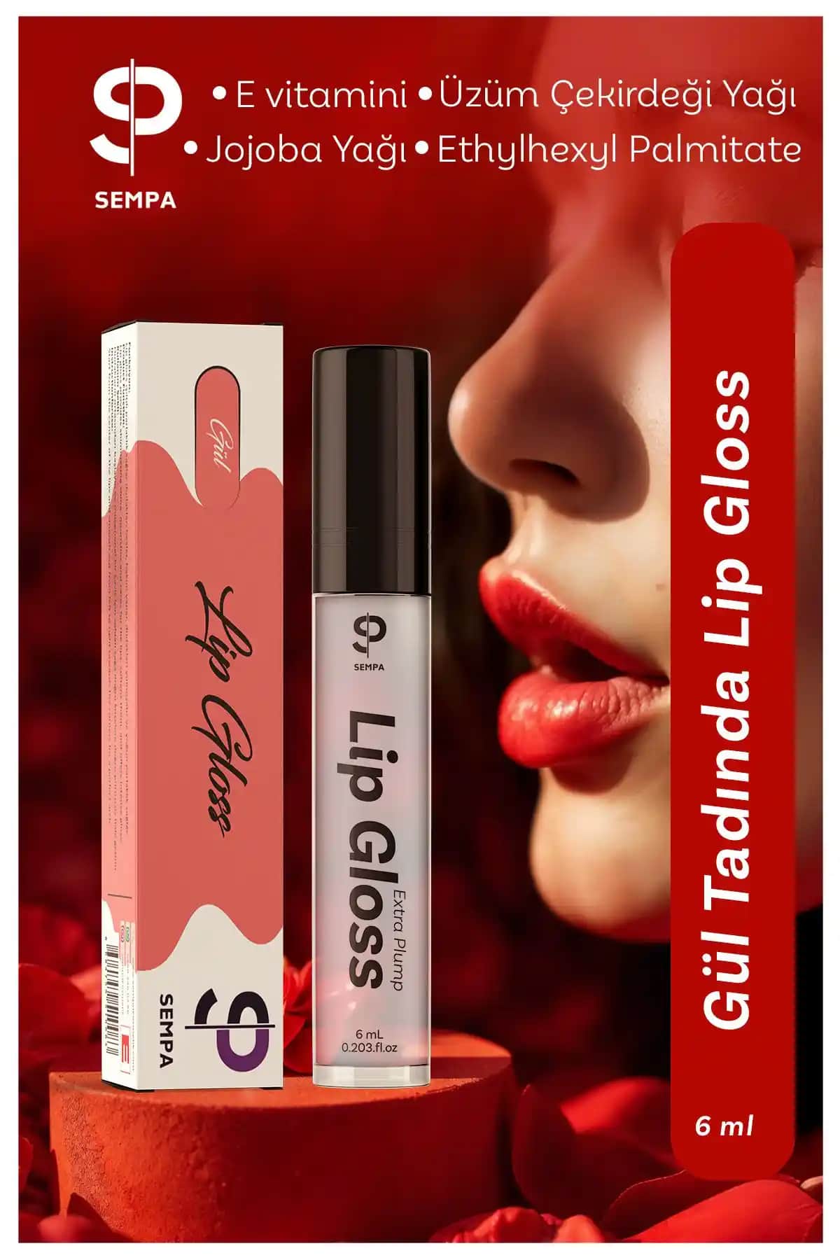 SP SEMPA Güllü Dudak Dolgunlaştırıcı ve Parlatıcı Lip Gloss Ürün Özellikleri ve Kullanım Avantajları