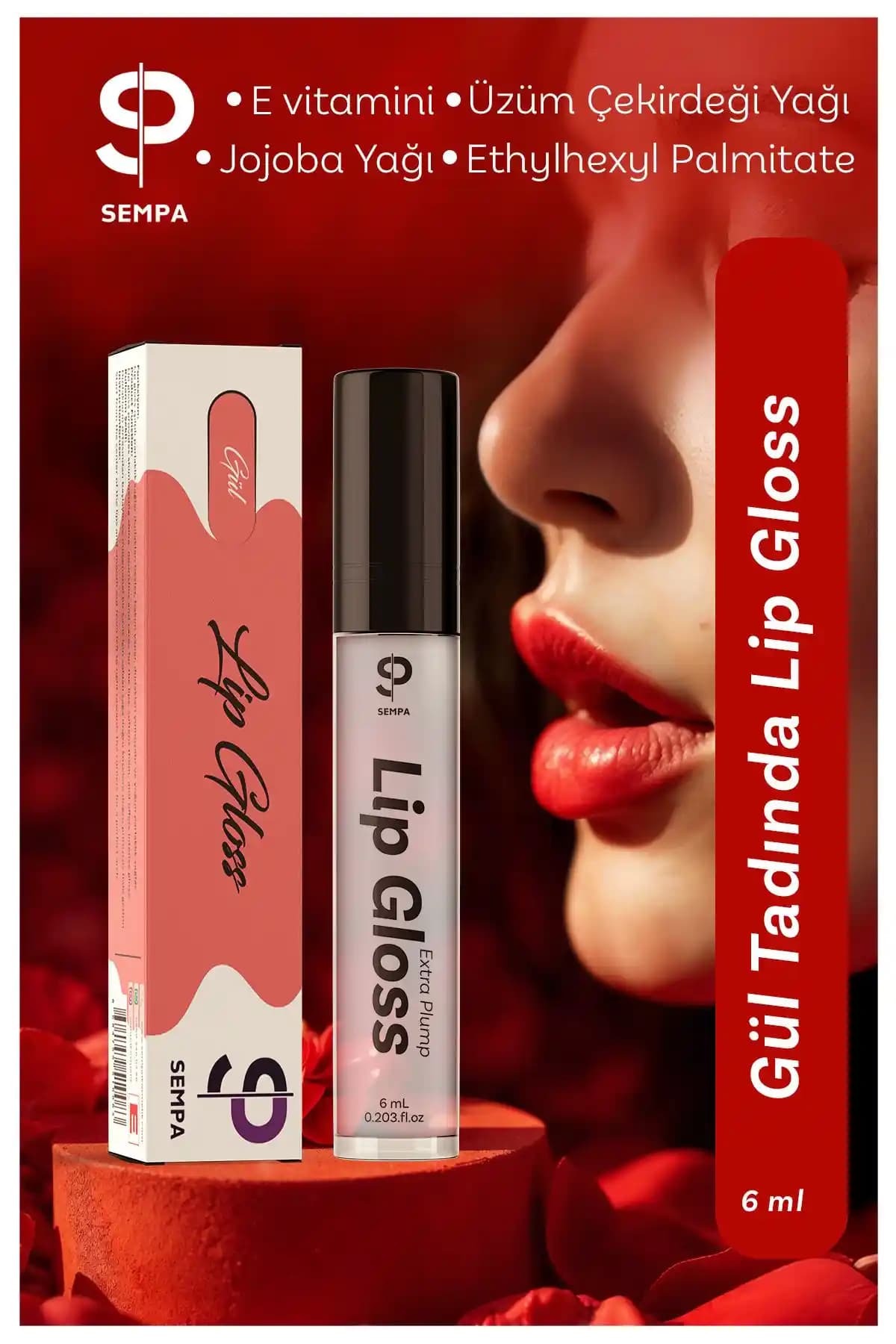 SP SEMPA Güllü Dudak Dolgunlaştırıcı ve Parlatıcı Lip Gloss Ürün Özellikleri ve Kullanım Avantajları