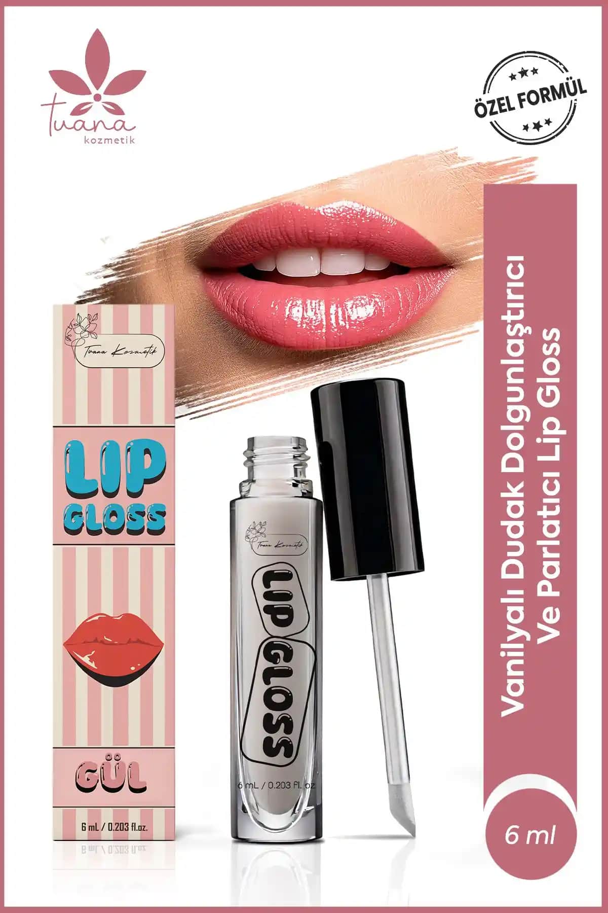 Tuana Kozmetik Güllü Dudak Dolgunlaştırıcı ve Parlatıcı Lip Gloss Ürünü Özellikleri ve Kullanıcı Yorumları