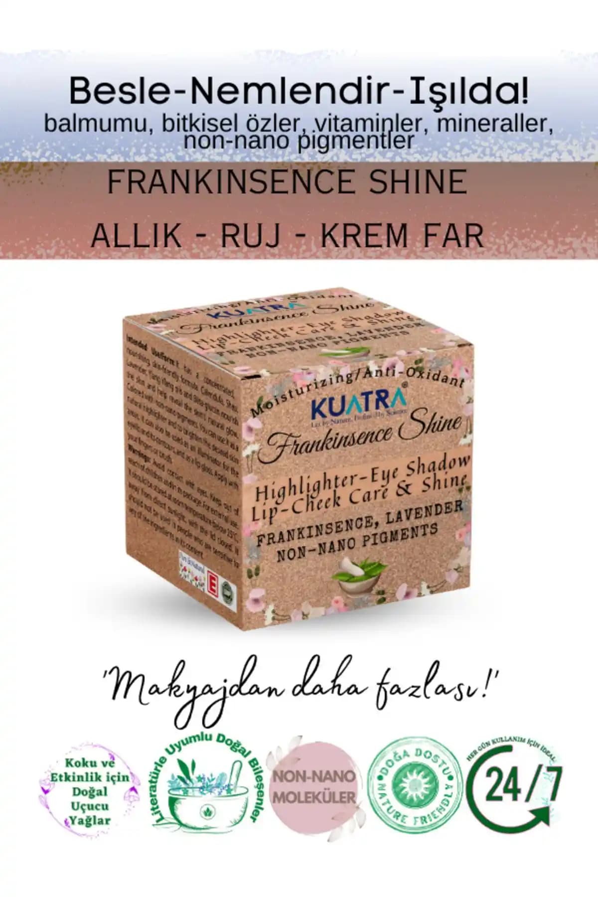 Kuatra Frankinsence Shine Doğal İçerikli Çok Yönlü Güzellik Kremi 75-90 Karakter