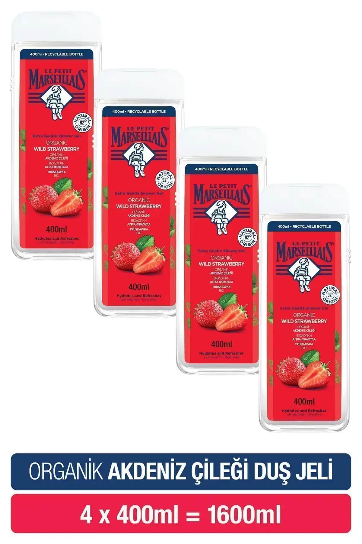 Le Petit Marseillais Akdeniz Çileği Nemlendirici Duş Jeli Ürün Tanıtımı ve Özellikleri