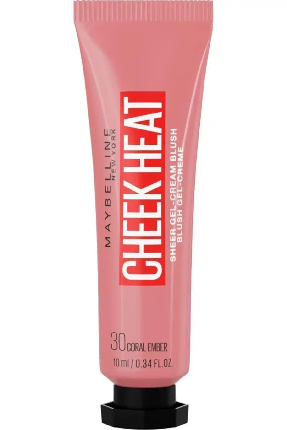 Maybelline New York Cheek Heat Likit Allık 30 Coral Ember Doğal ve Canlı Yanak Görünümü Sağlar