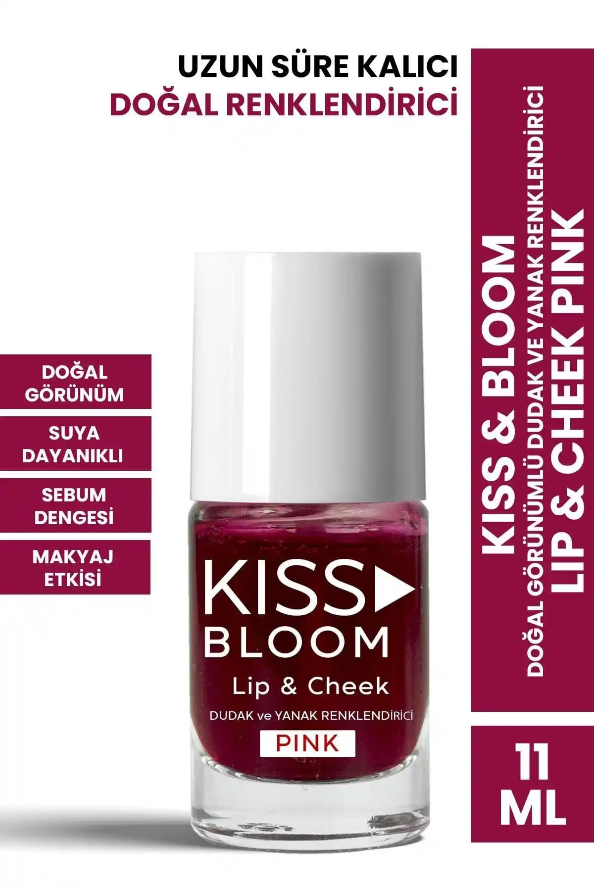 PROCSIN Kiss & Bloom Doğal Görünümlü Dudak ve Yanak Renk Verici 11 ml