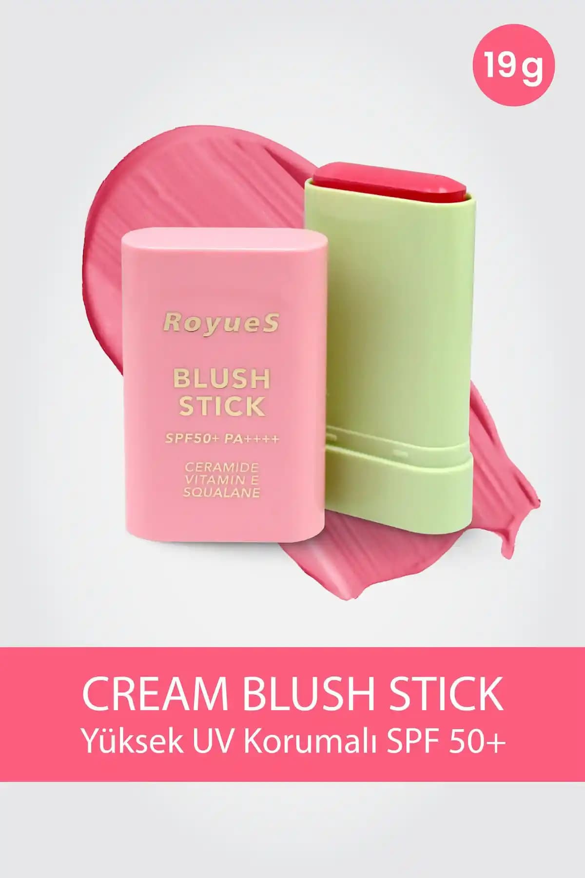 Royues Nemlendiricili Stick Krem Allık: Doğal Görünüm ve Pratik Kullanım Özellikleri