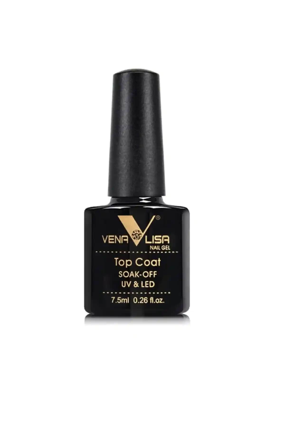 Venalisa Top Coat 7,5 ml Kalıcı ve Yüksek Parlaklık Sağlayan Üst Katman Tırnak Cilası