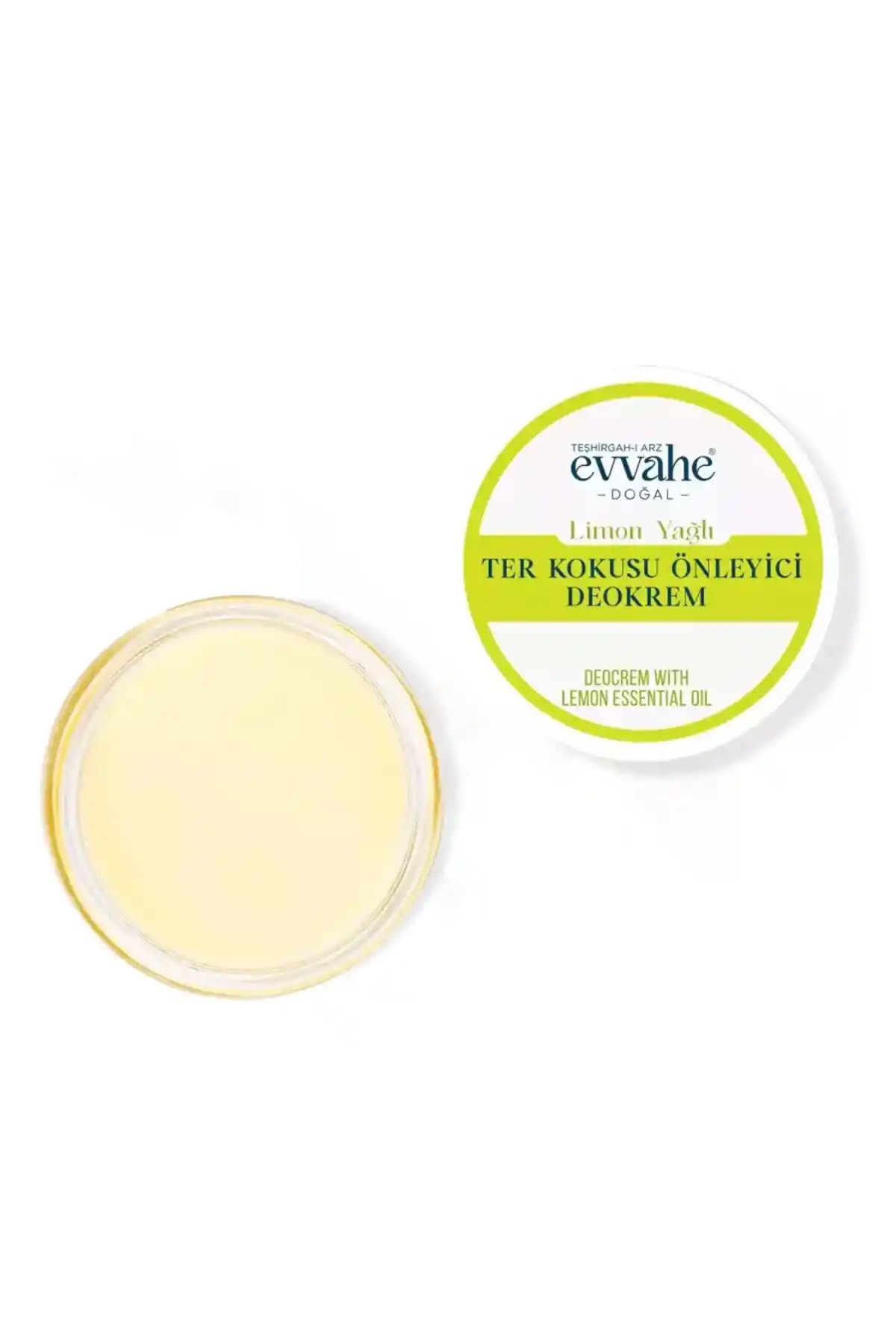 Evvahe Doğal Limon Yağlı Ter Kokusu Önleyici: Doğal ve Etkili Deodorant Seçeneği