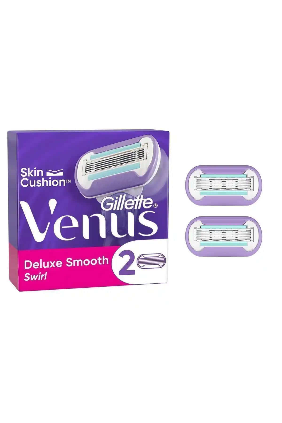 Gillette Venus Extra Smooth Swirl Yedek Başlıklar ile Hassas Ciltler İçin Mükemmel Tıraş Deneyimi