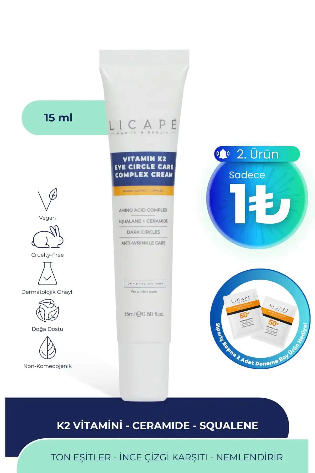 Göz Çevresi Bakımında Karşılaştırmalı İnceleme: Licape Vitamin K2 ve Skin401 Kremi