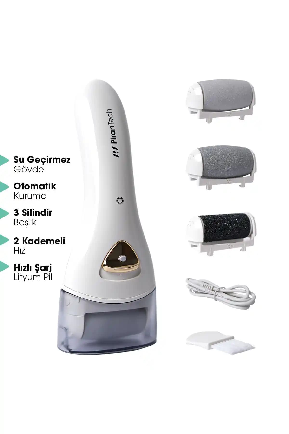 Pirantech BCM-1138 Su Geçirmez Şarjlı Ayak Törpüsü ile Sağlıklı ve Pürüzsüz Ayaklar