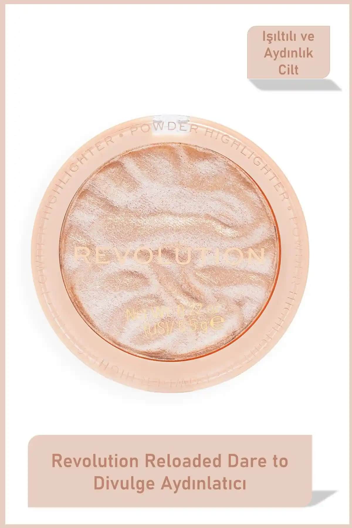 Revolution Reloaded Dare To Divulge Aydınlatıcı: Doğal Parlaklık ve Uzun Süreli Işıltı Sağlayan Makyaj Ürünü