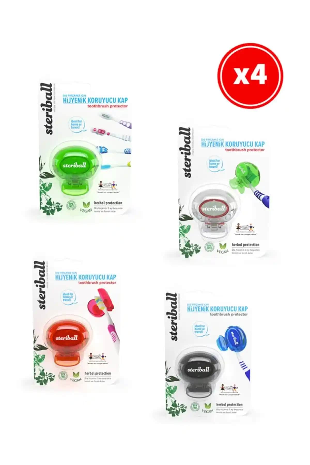 Steriball Hijyenik Diş Fırçası Koruma Kabı ve TBRUSH Bioçözünür Vegan Diş Fırçası Karşılaştırması