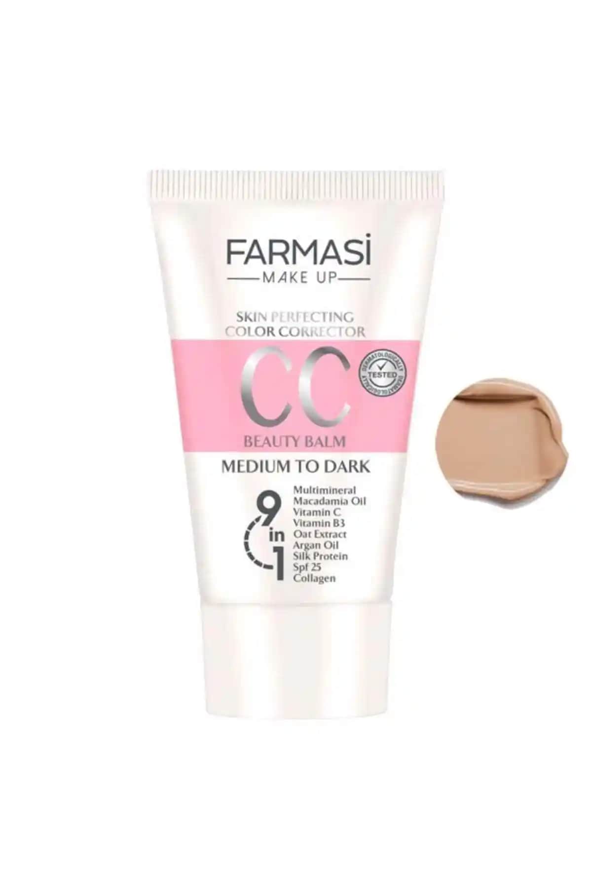 Farmasi CC Krem 50 ml yüksek kapatıcılık ve mat görünüm sağlayan güneş koruyucu ürün