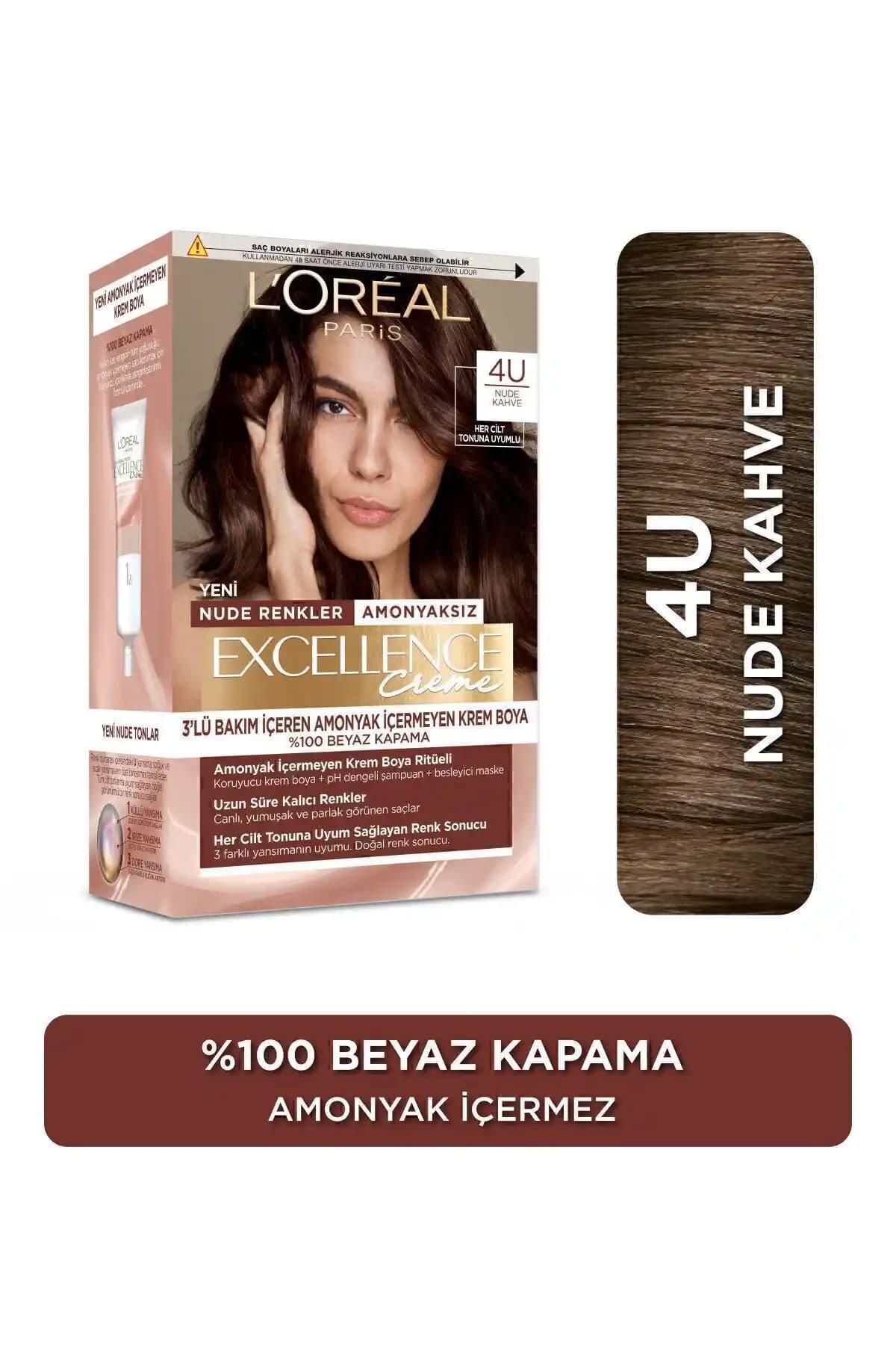 L'Oreal Paris Excellence Creme Nude ve Cool Creme Saç Boyası Karşılaştırması